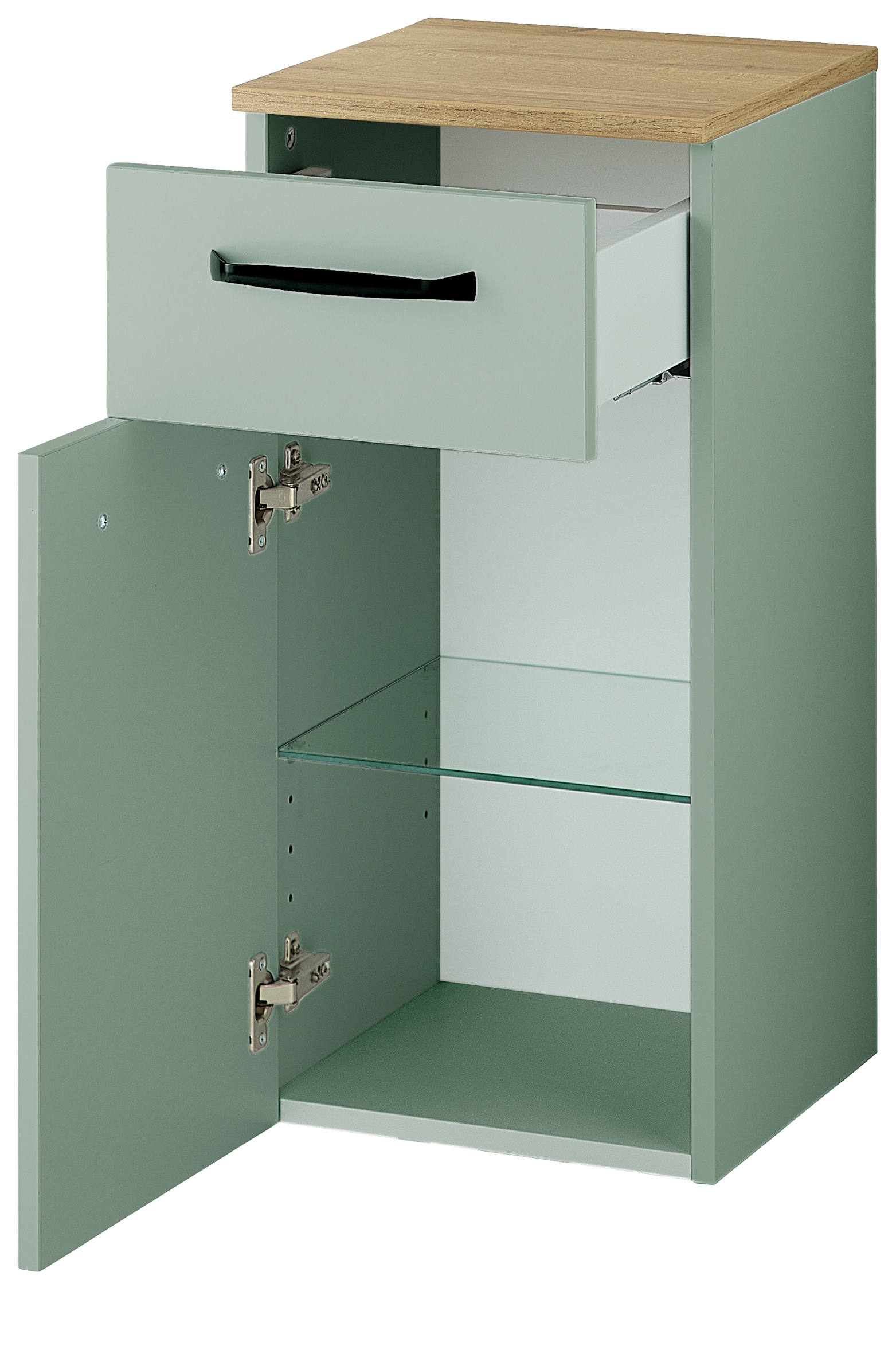 Saphir Badmöbel-Set »Quickset 500, Waschbeckenunterschrank mit Spiegel« 6 Stk. tlg.