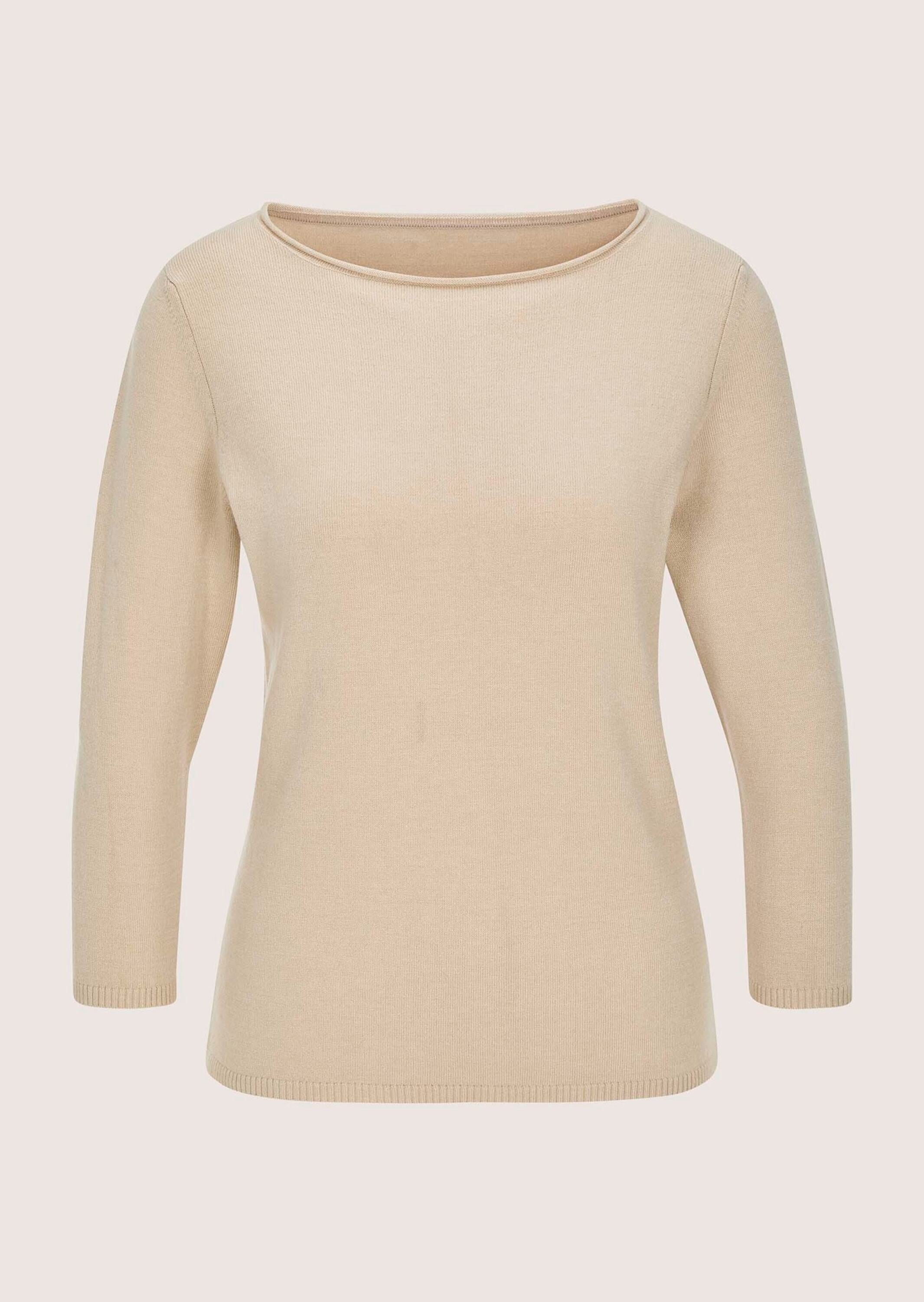MADELEINE Longpullover "Feinstrickpullover Basic-Pullover mit Rollkante" El günstig online kaufen