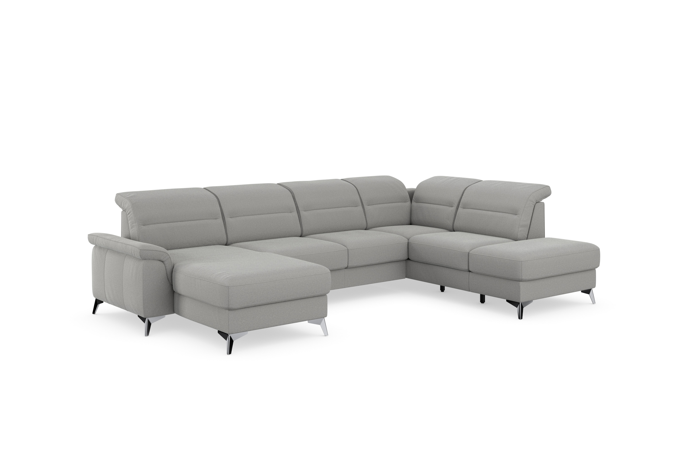 sit&more Wohnlandschaft »Sinatra U-Form«, optional mit Kopfteilverstellung und Armteilfunktion etc.