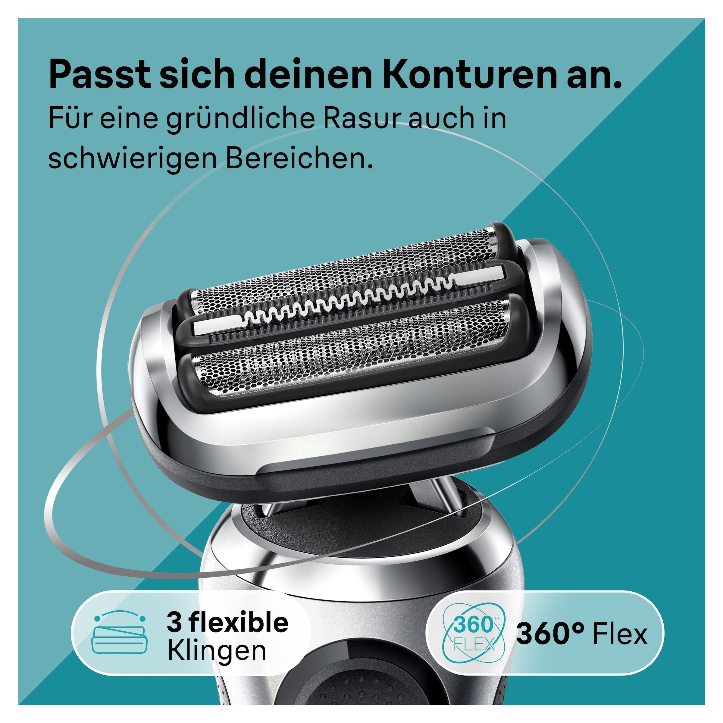 Braun Elektrorasierer »Series 7 71-S4200cs«, Wet&Dry, Präzisionstrimmer