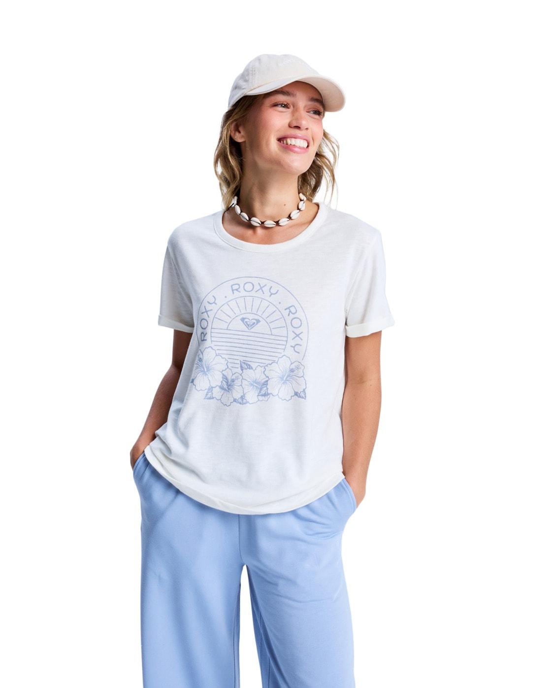 Roxy Oversize-Shirt "Oceanwave Regular Slub" günstig online kaufen