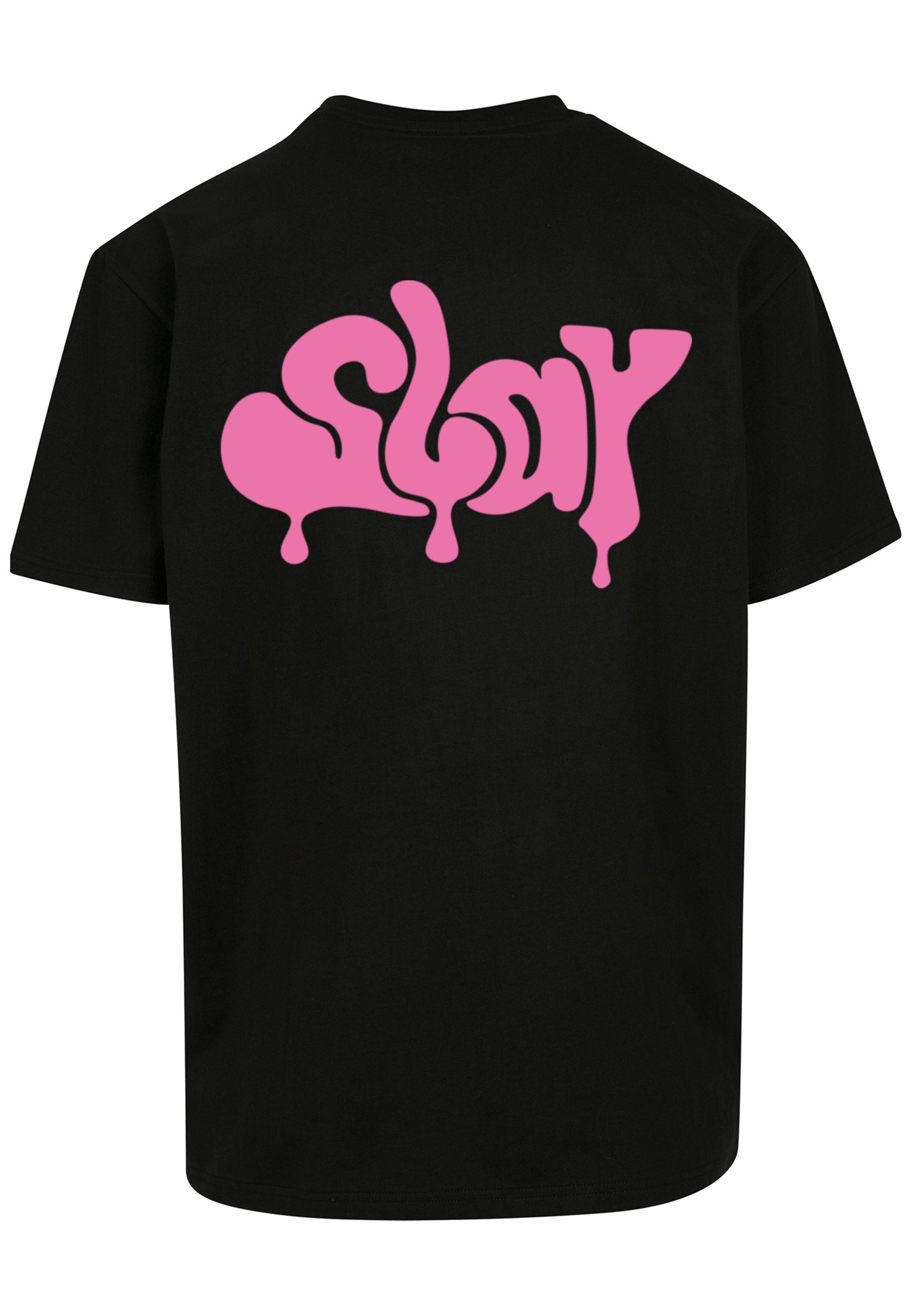F4NT4STIC T-Shirt »SLAY Jugenwort Pink«, Print