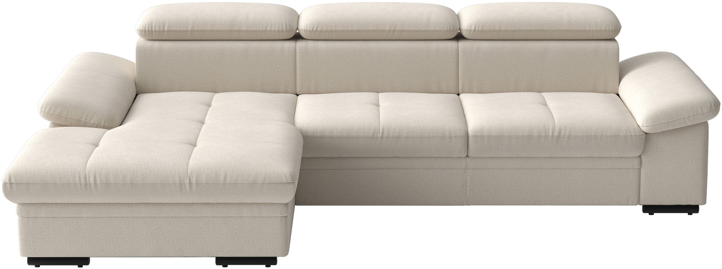 sit&more Ecksofa "Viola L-Form, B: 260 cm, Arm- & Kopfteilverstellung" optional Schlaffunktion,inkl Armteil- & Kopfteilverstellung