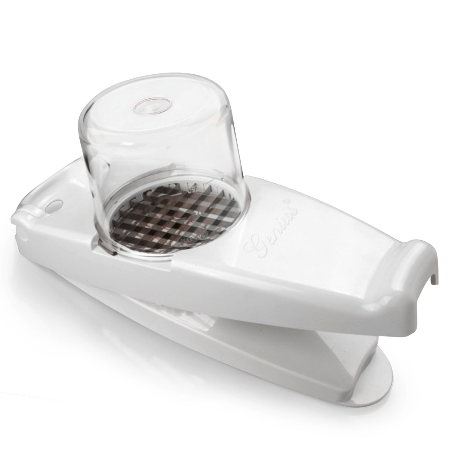 Genius Gemüse-Scheibenschneider »Nicer Dicer mit 14 Klingen inkl. Twist N Joy, Set 6tlg«, (Spar-Set, 6 tlg.), Super handlich und immer im Einsatz, inkl. 625 ml Behälter