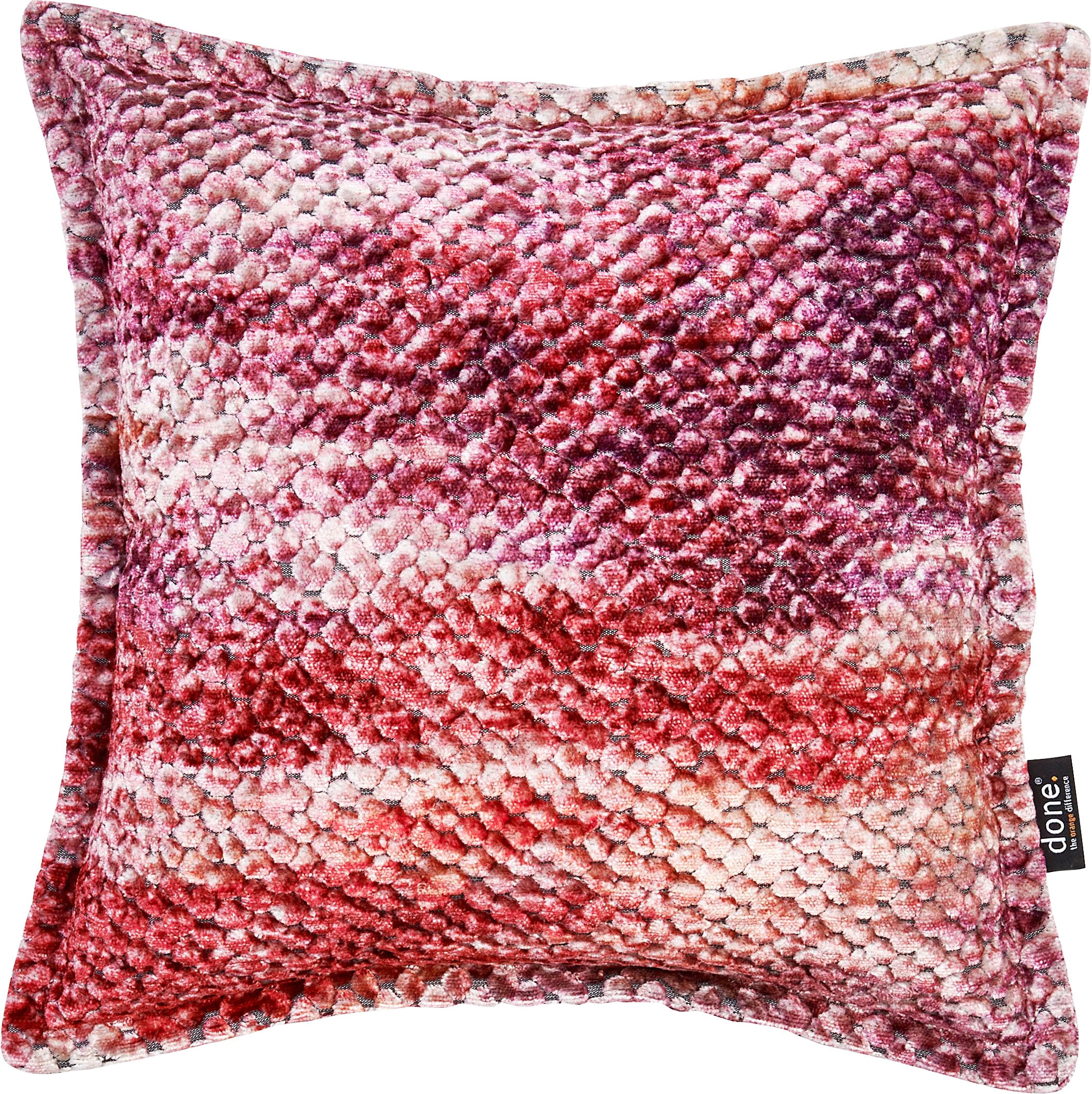 done.® Dekokissen »Glam Colour«, Reißverschluss, Ohne Füllung, meliert