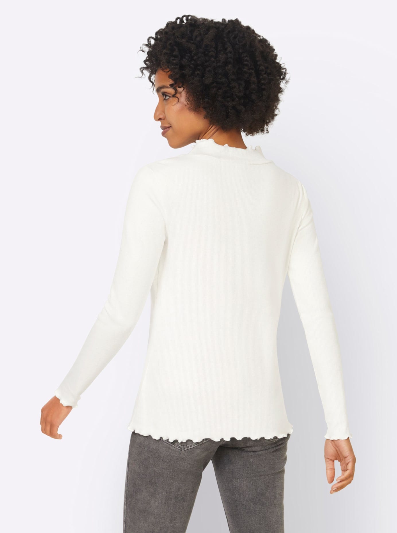 heine Stehkragenshirt »Shirt«, (1 tlg.)
