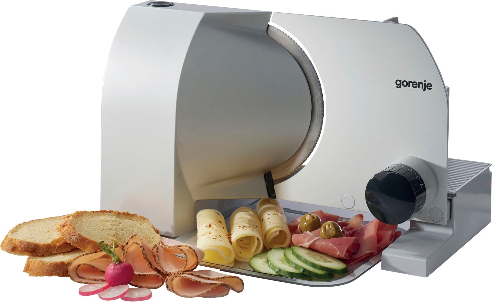 GORENJE Allesschneider »R 708 A«, 100 W, hochwertige Solingen-Edelstahlmesser