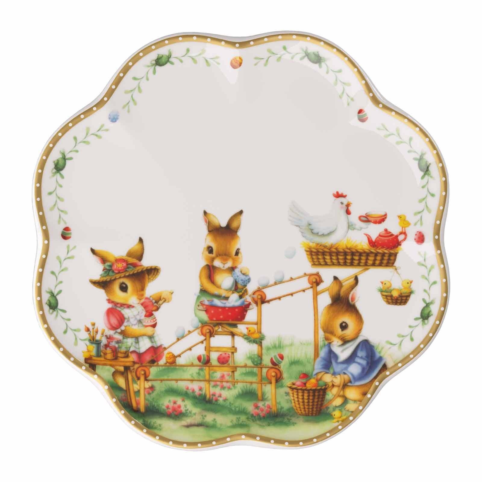 Villeroy & Boch Frühstücksteller "Teller Easter Edition 2026 ø 22,3 cm bunt" Handwäsche wird empfohlen