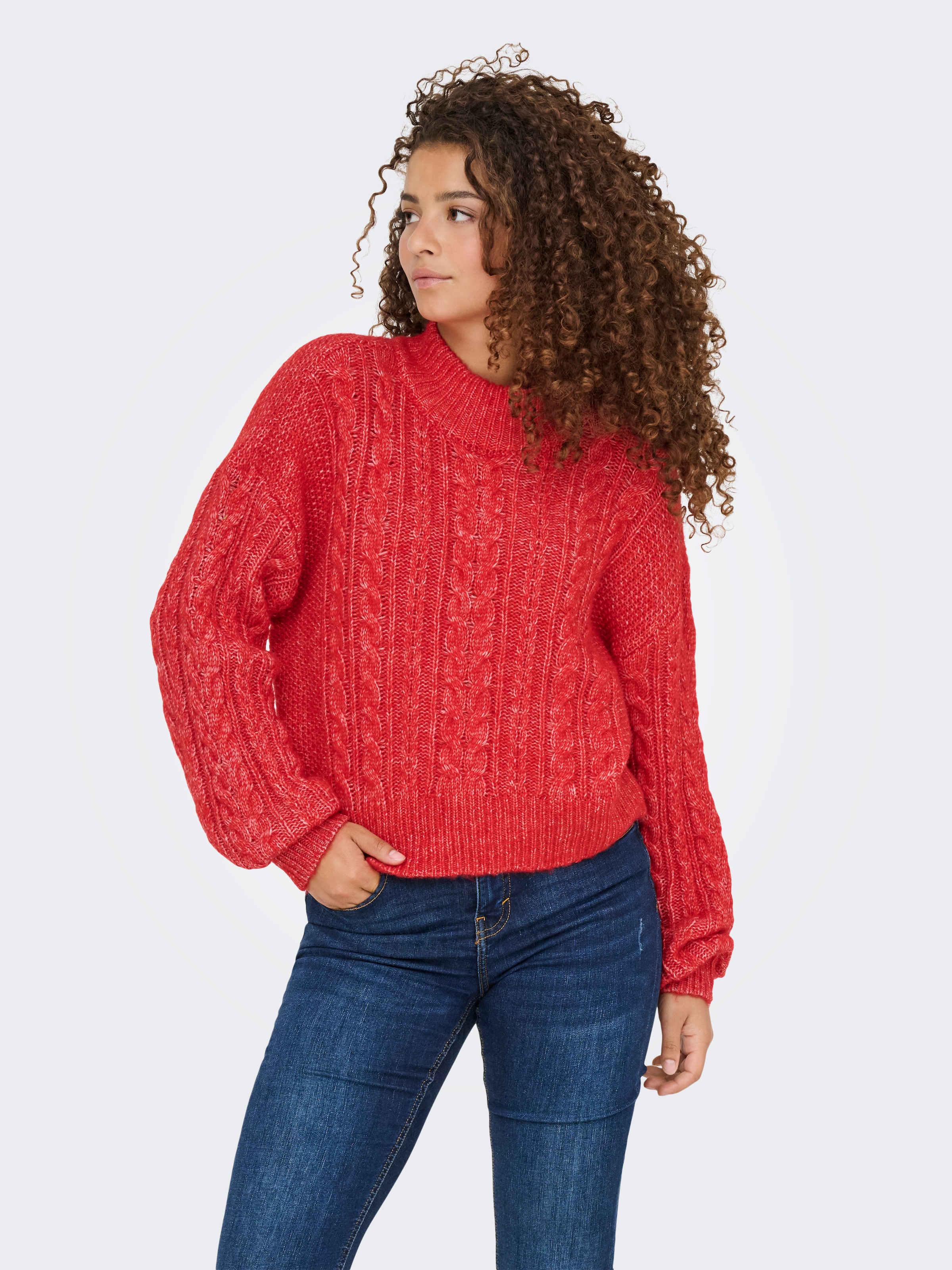 ONLY Stehkragenpullover "ONLIDA LIFE LS HIGH NECK KNT" günstig online kaufen