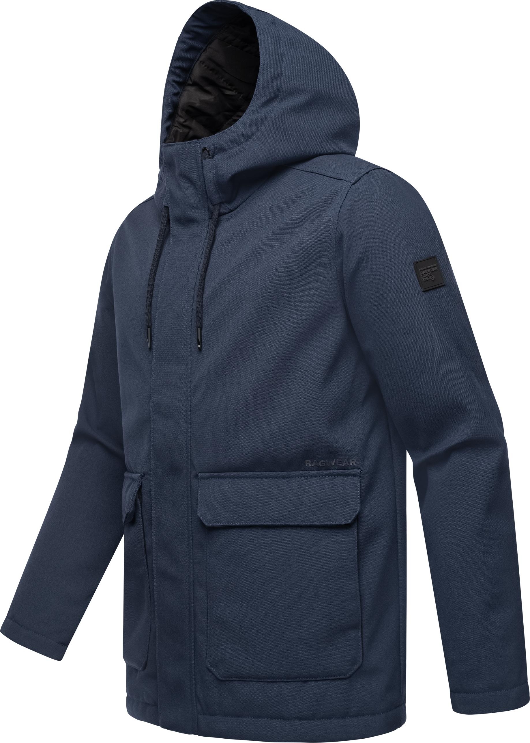 Ragwear Winterjacke »Mr Them«, mit Kapuze, stylische Herren Outdoorjacke mit großer Kapuze