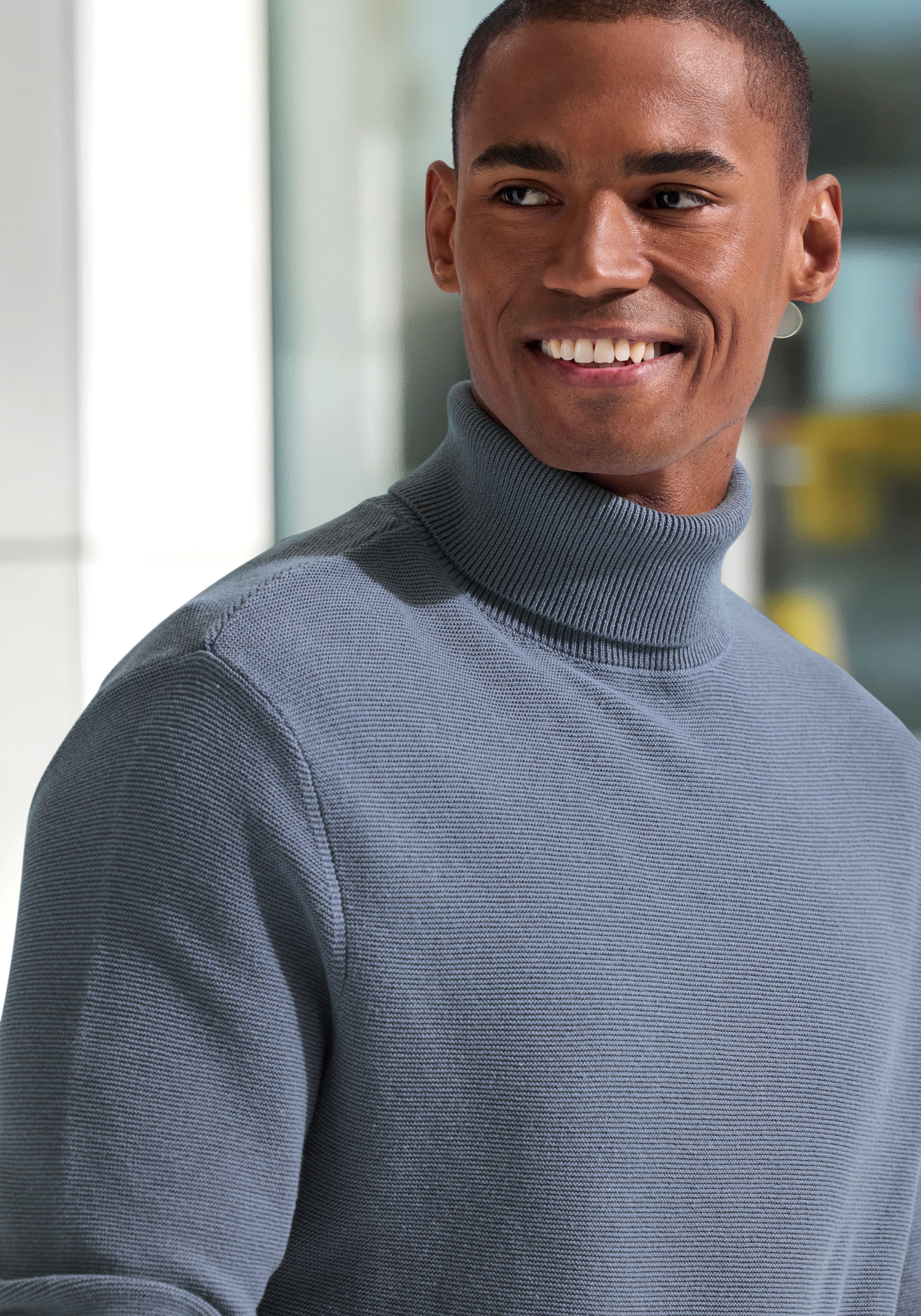 Thumbnail - H.I.S Rollkragenpullover Strickpullover in modischer Struktur