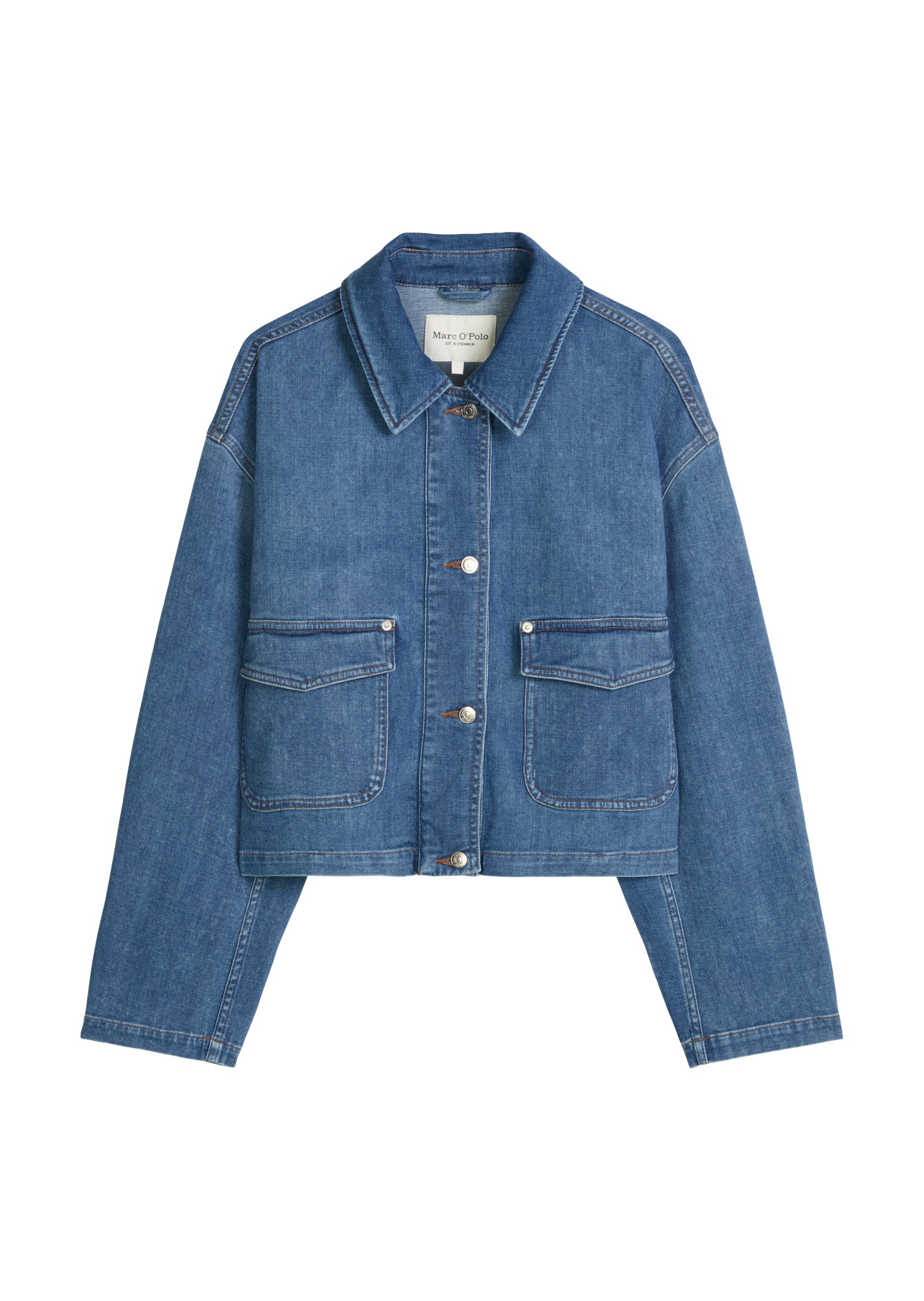 Marc O'Polo Jeansbluse »aus Cashmere Touch Denim«