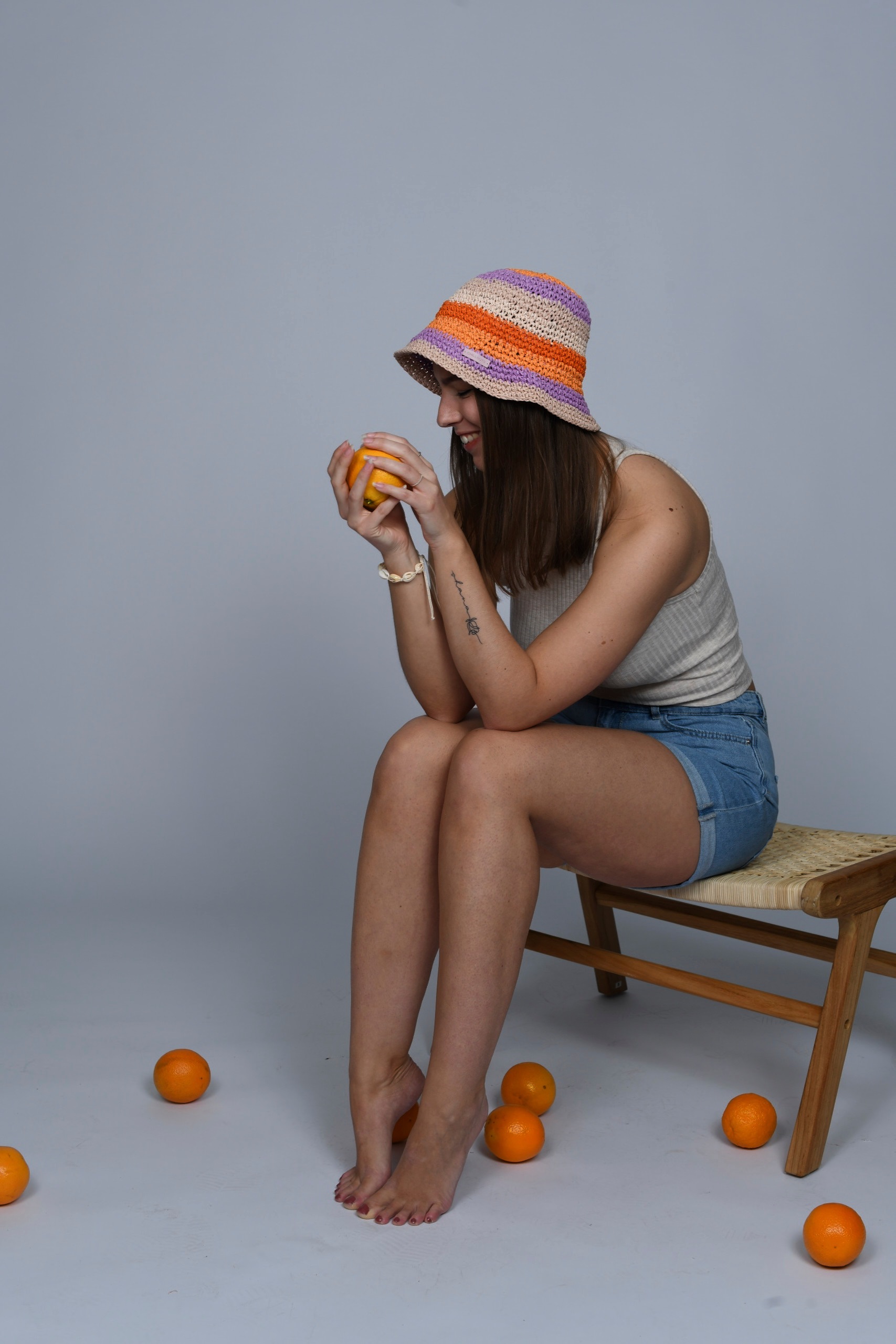 chillouts Strohhut, aus Papierstroh mit knautschbarer Struktur & verstellba günstig online kaufen