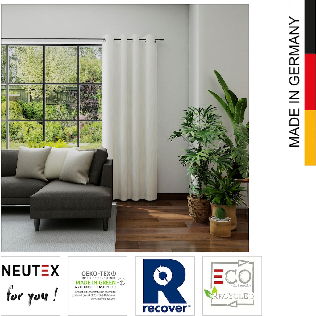 Neutex for you! Vorhang »David Eco«, (1 St.), Nachhaltig
