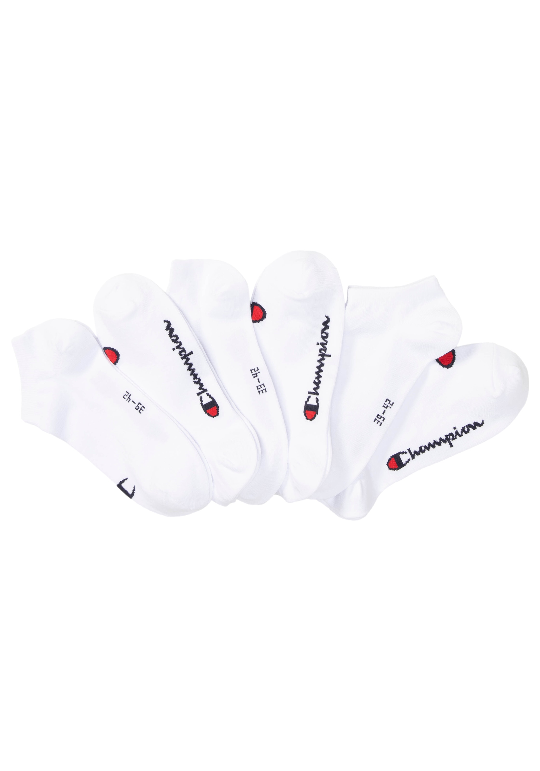 Champion Sneakersocken "6pk Sneaker Socks" 6 Stk. tlg. für sportliche Aktivitäten, Fitness und Training geeignet, 6er-Pack