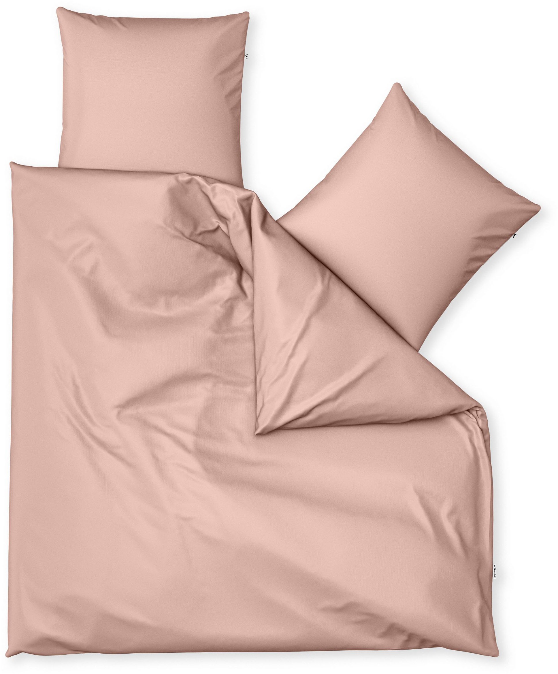 Wolkenfeld Bettwäsche "Mako-Satin Baumwollsatin Sommerbettwäsche" 3 Stk. 13 günstig online kaufen