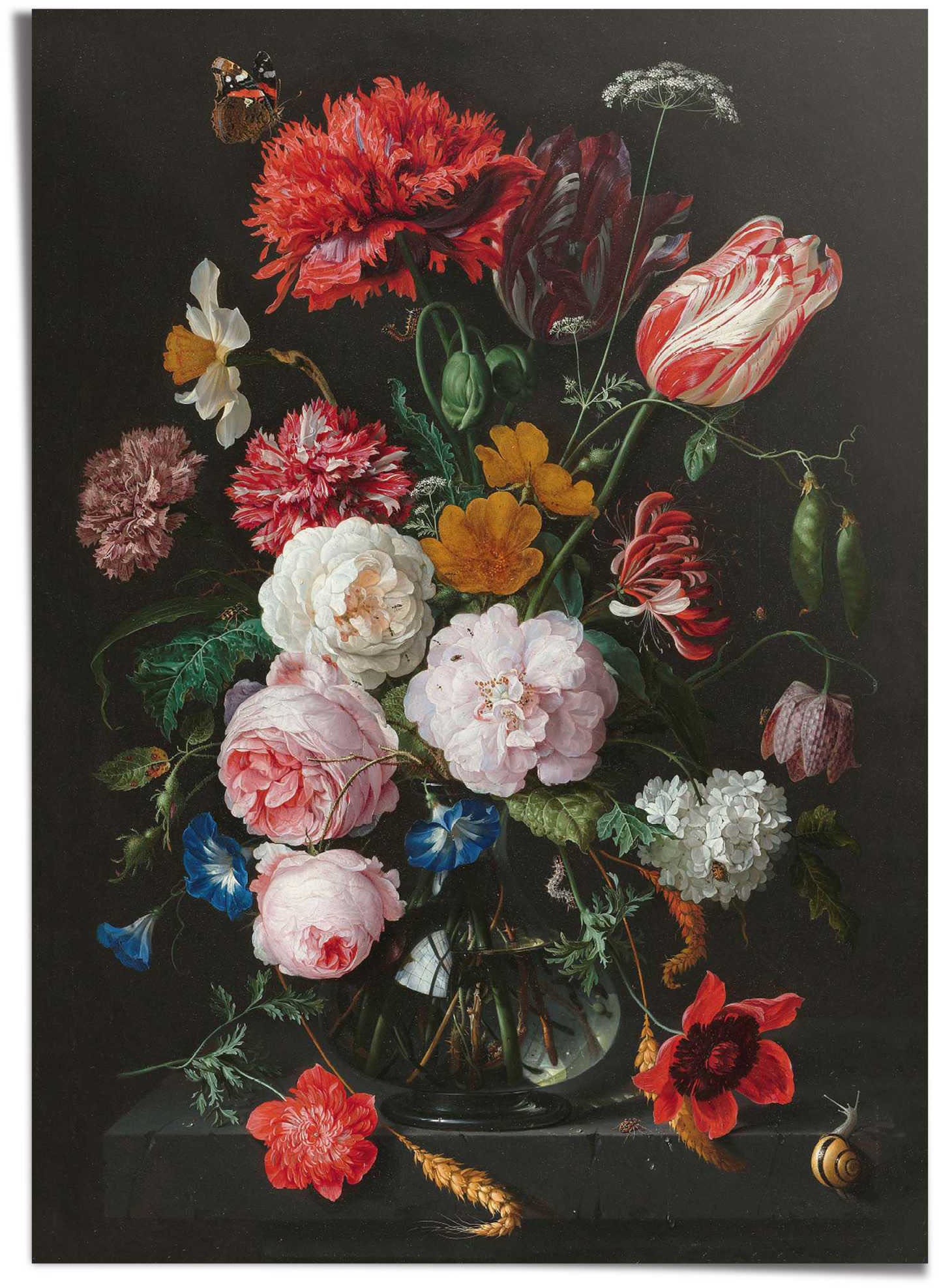 Reinders! Poster »Stillleben mit Blumenvase«