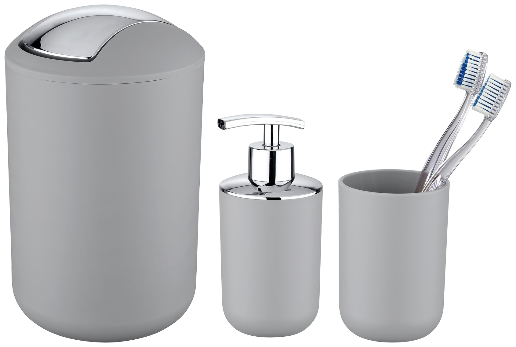 Brasil Bathroom Accessory Set gray