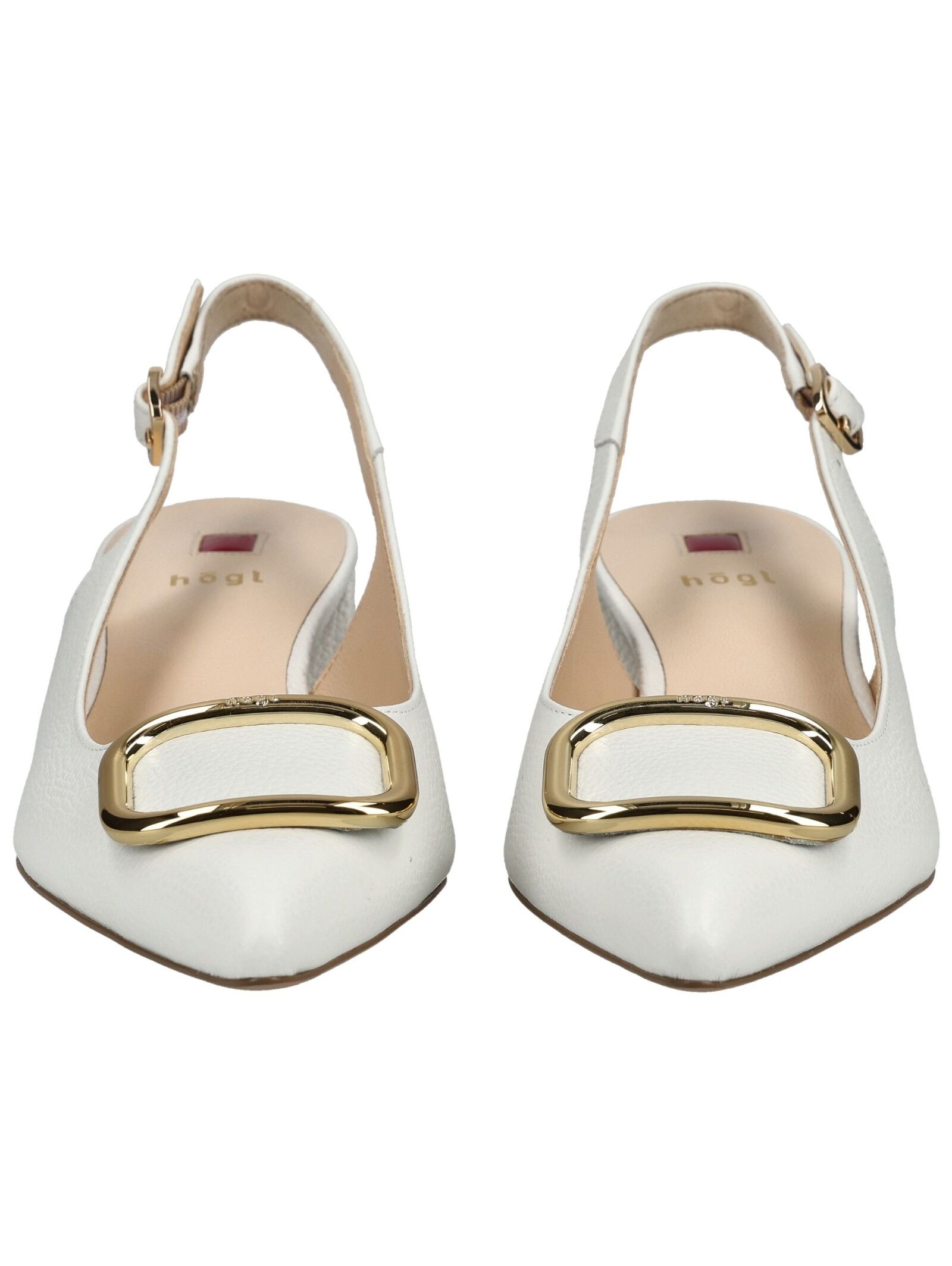 Högl Leder Slingpumps Creme 40 2