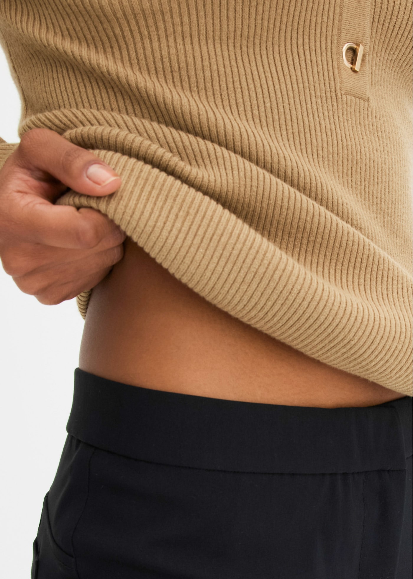 bonprix Stretch-Hose »Stretch-Hose«  aus Polyester und Viskose, mit Elasthan-Anteil, Regular Fit