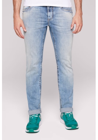 CAMP DAVID Regular-fit-Jeans su plotis Nähten