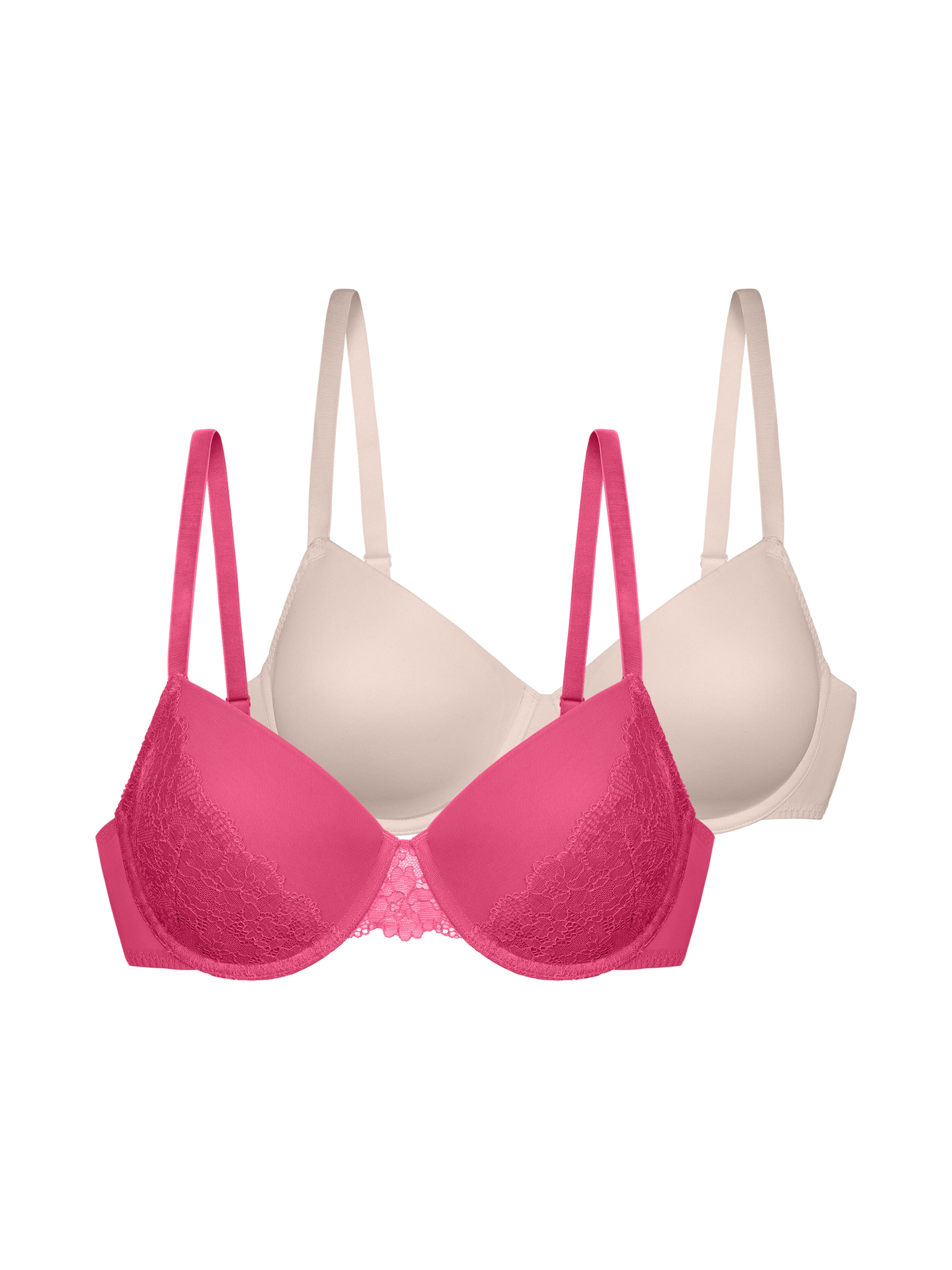 Dorina Bügel-BH 2er-Pack, Curves mit gepolsterten Cups günstig online kaufen