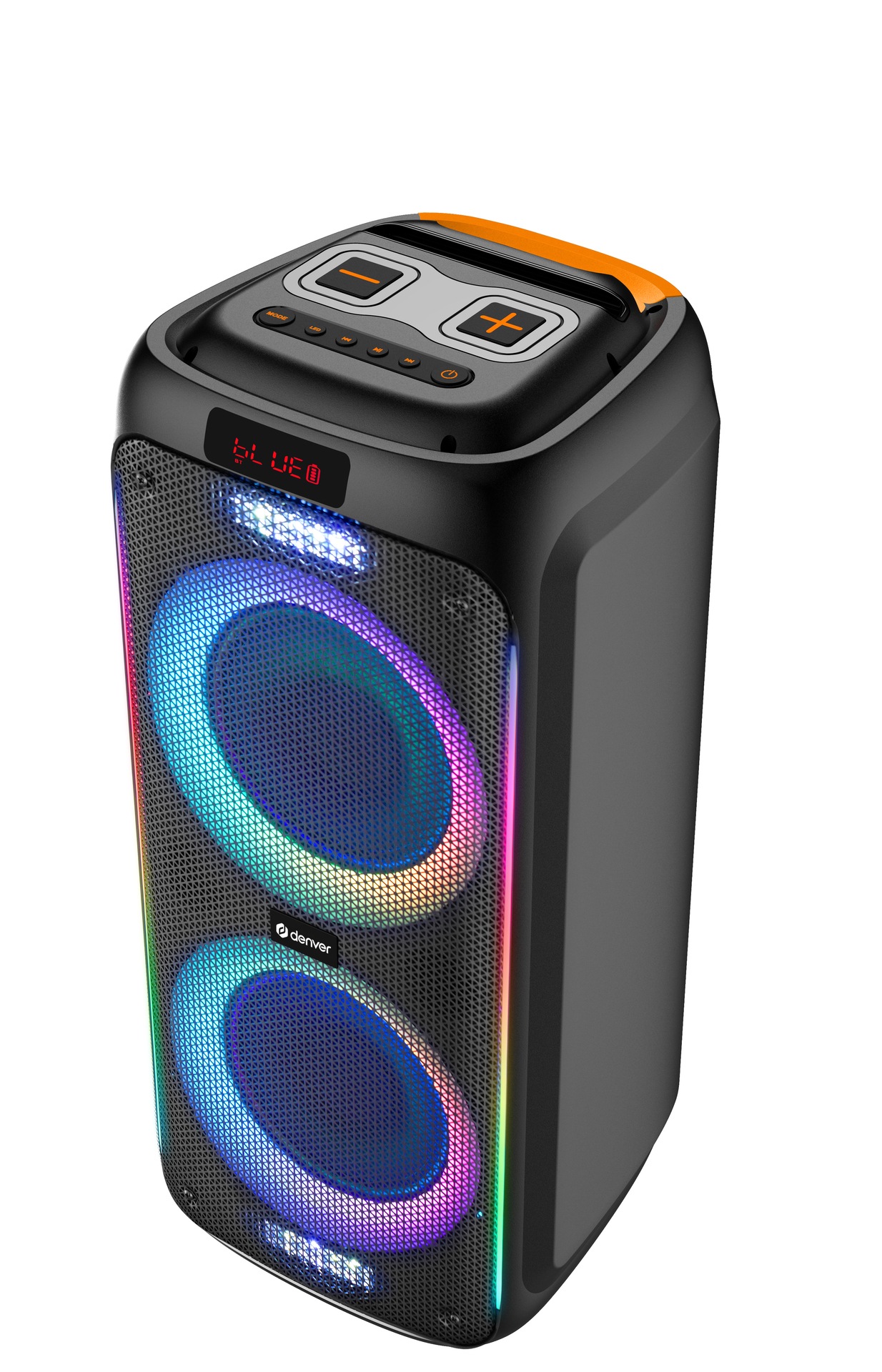 Denver Party-Lautsprecher »TSP-456 Trolley Speaker«, 60 W RMS, Fernbedienung und kabelgebundenes Mikrofon inklusive