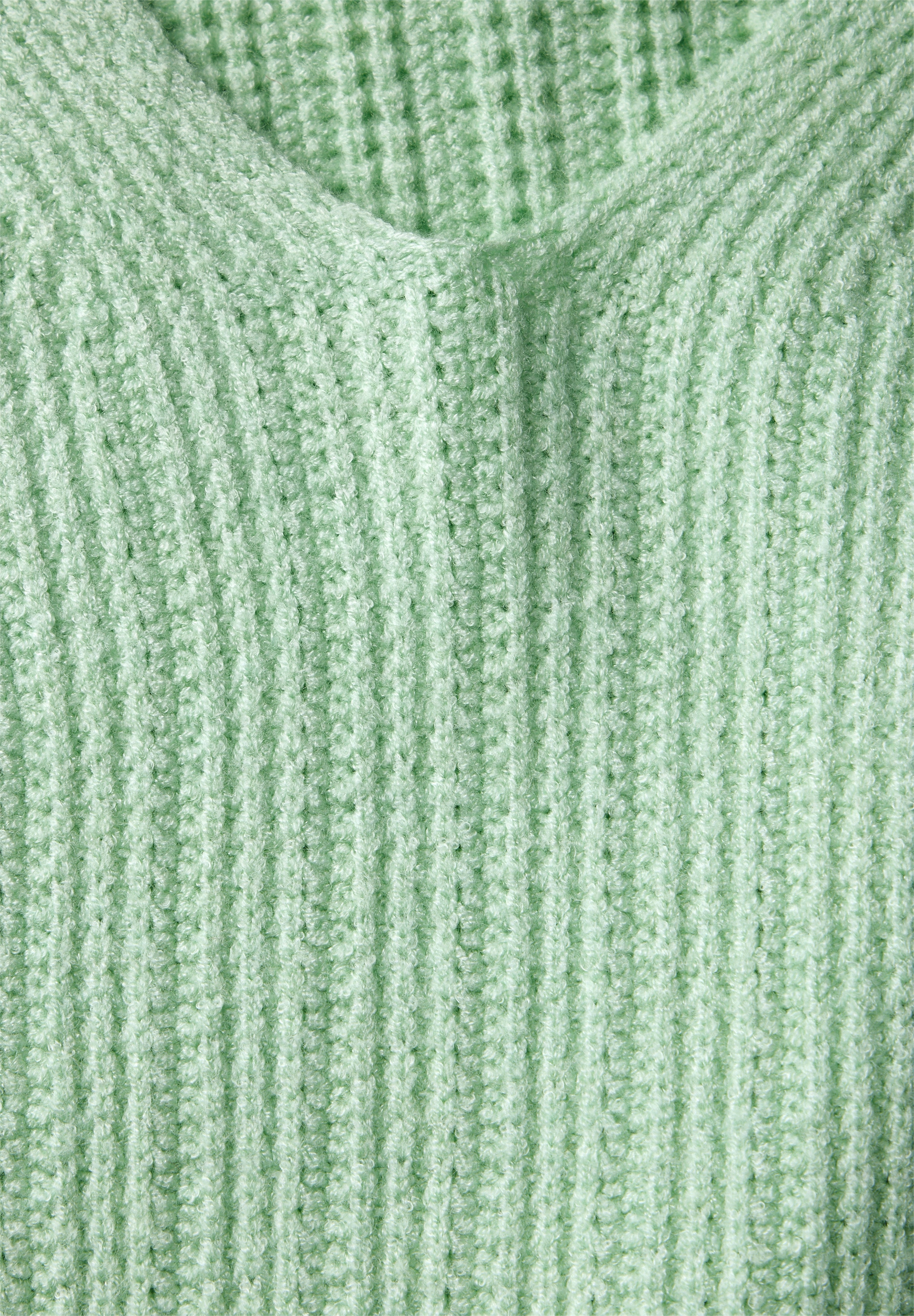 STREET ONE Strickpullover, mit Rippstrick-Struktur