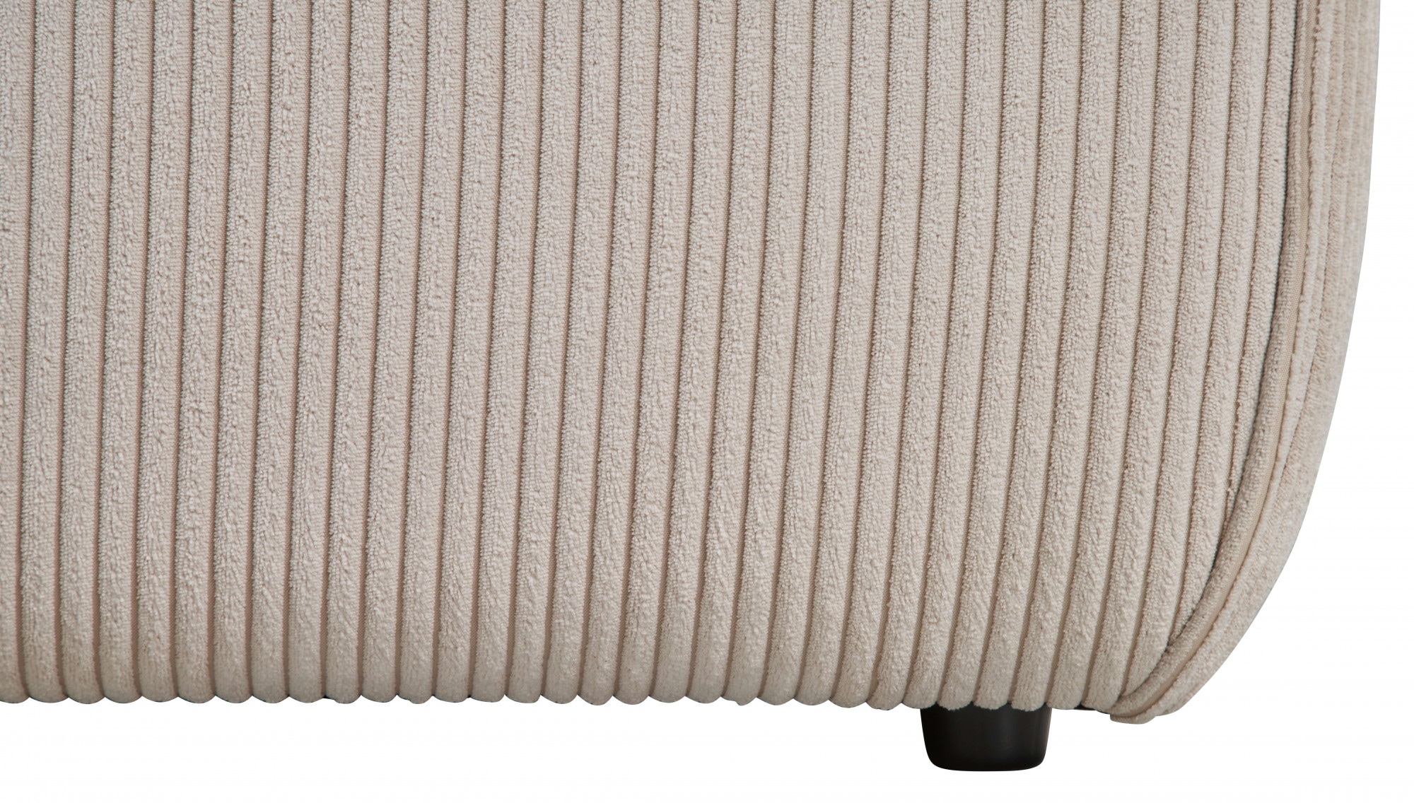 andas Ecksofa »Noord«, mit Kedernaht, Breite 227 cm, Cord, Struktur, Webstoff