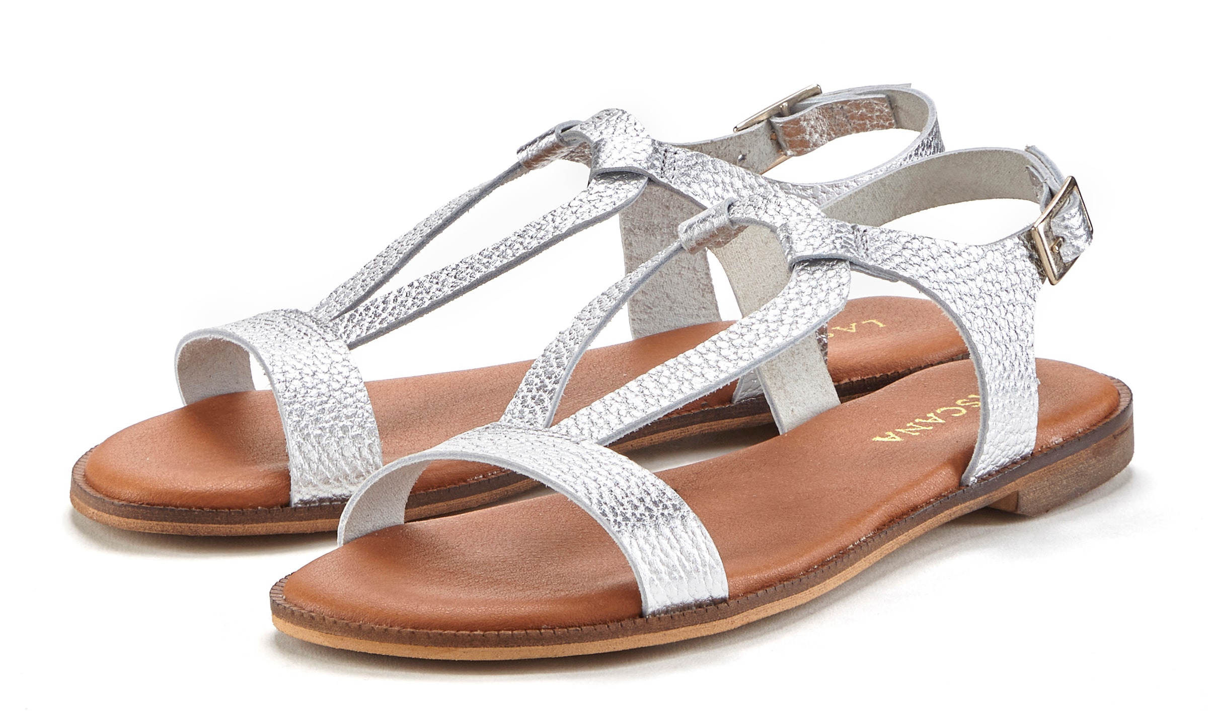 LASCANA Sandale "Sommerschuh", Sandalette, Sommerschuh aus hochwertigem Led günstig online kaufen
