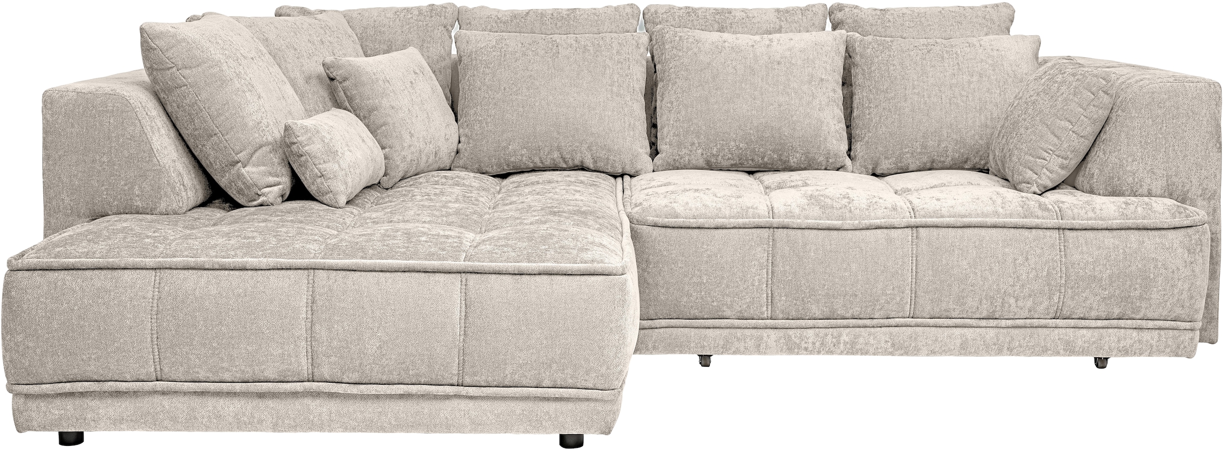 WERK2 Ecksofa "Tiga, Komfortsofa mit elekt. Auszugsfunktion, bequem, L-Form günstig online kaufen