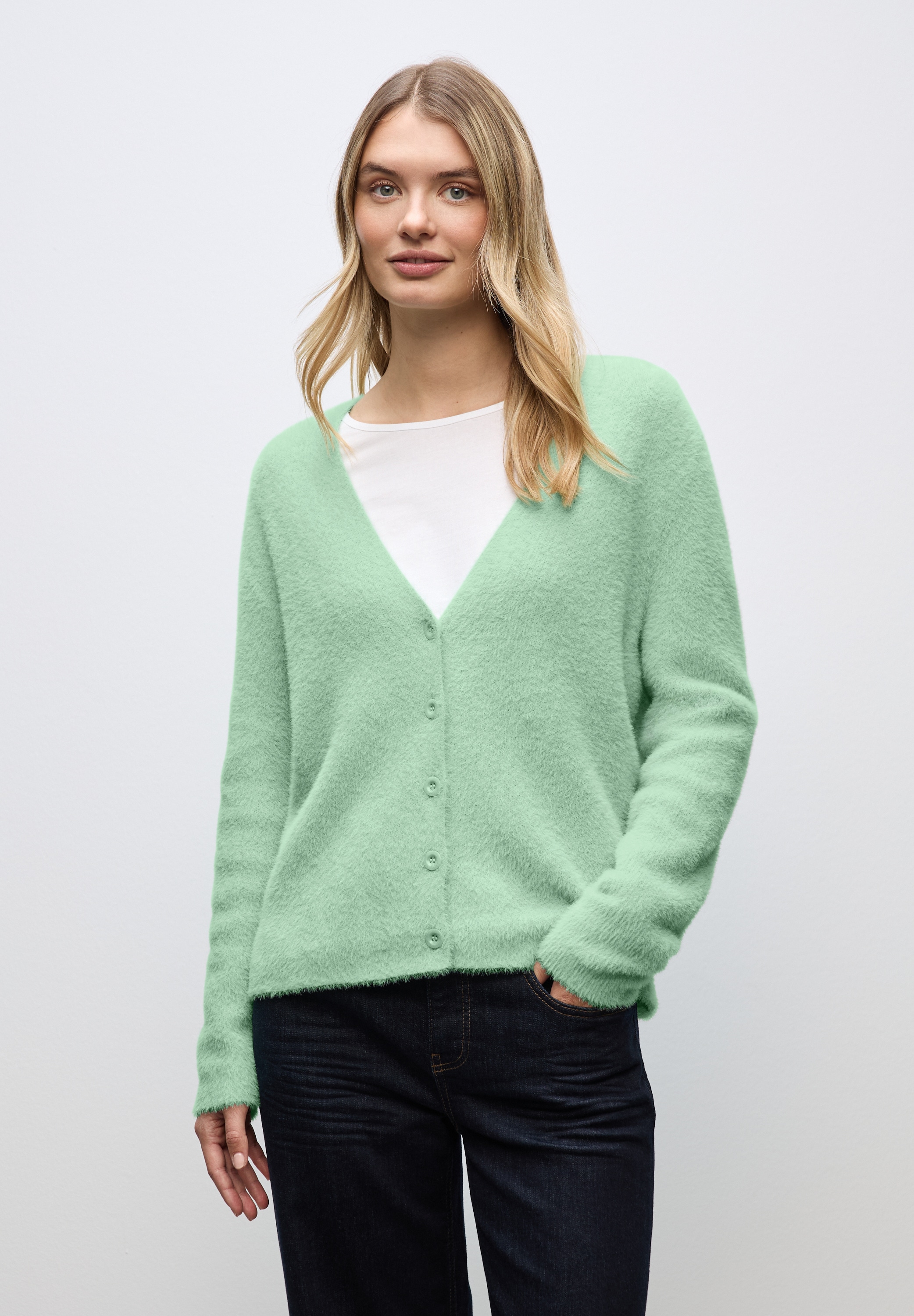 STREET ONE Cardigan, mit Knopfleiste günstig online kaufen