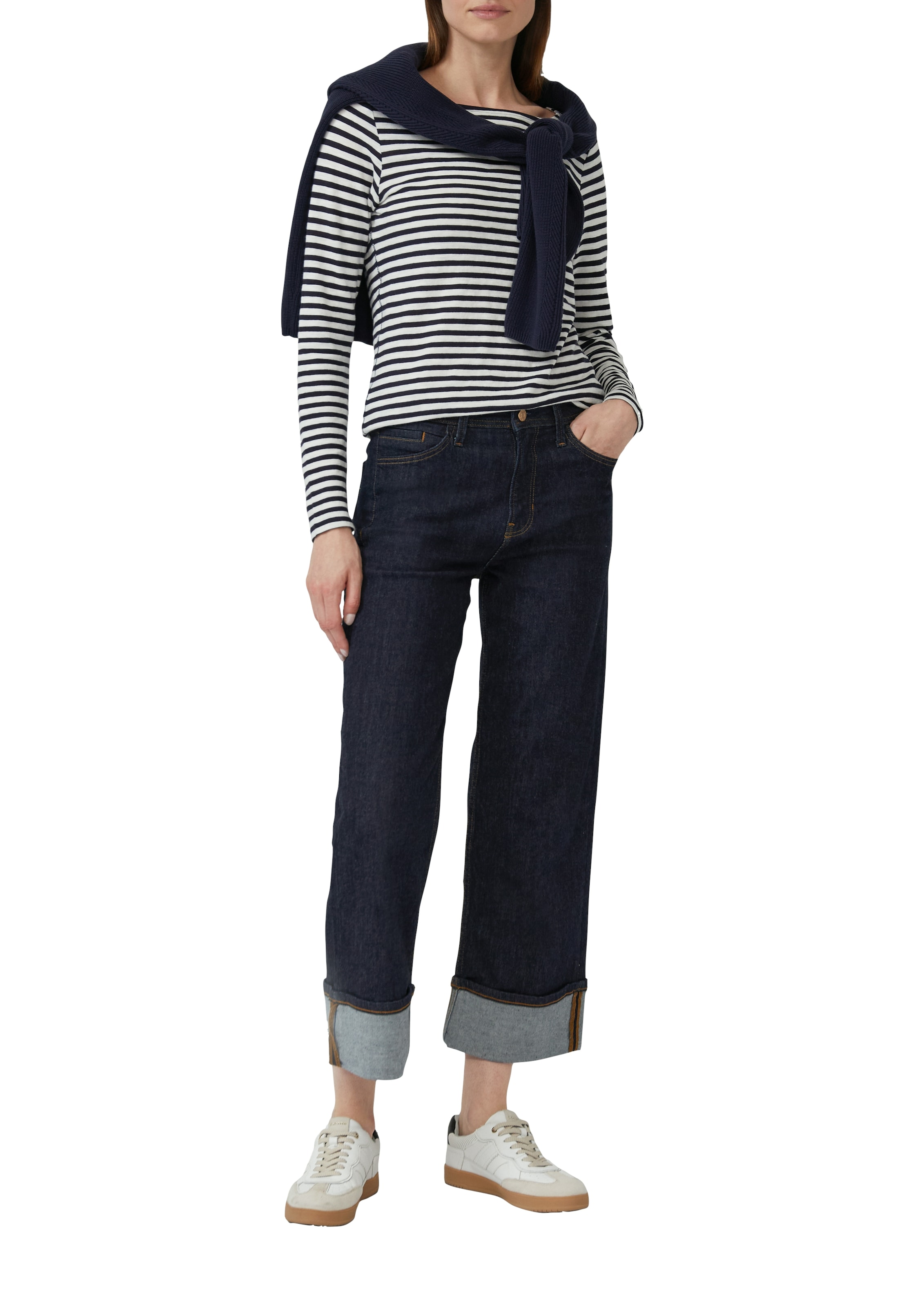 s.Oliver Langarmshirt, mit Streifen Muster