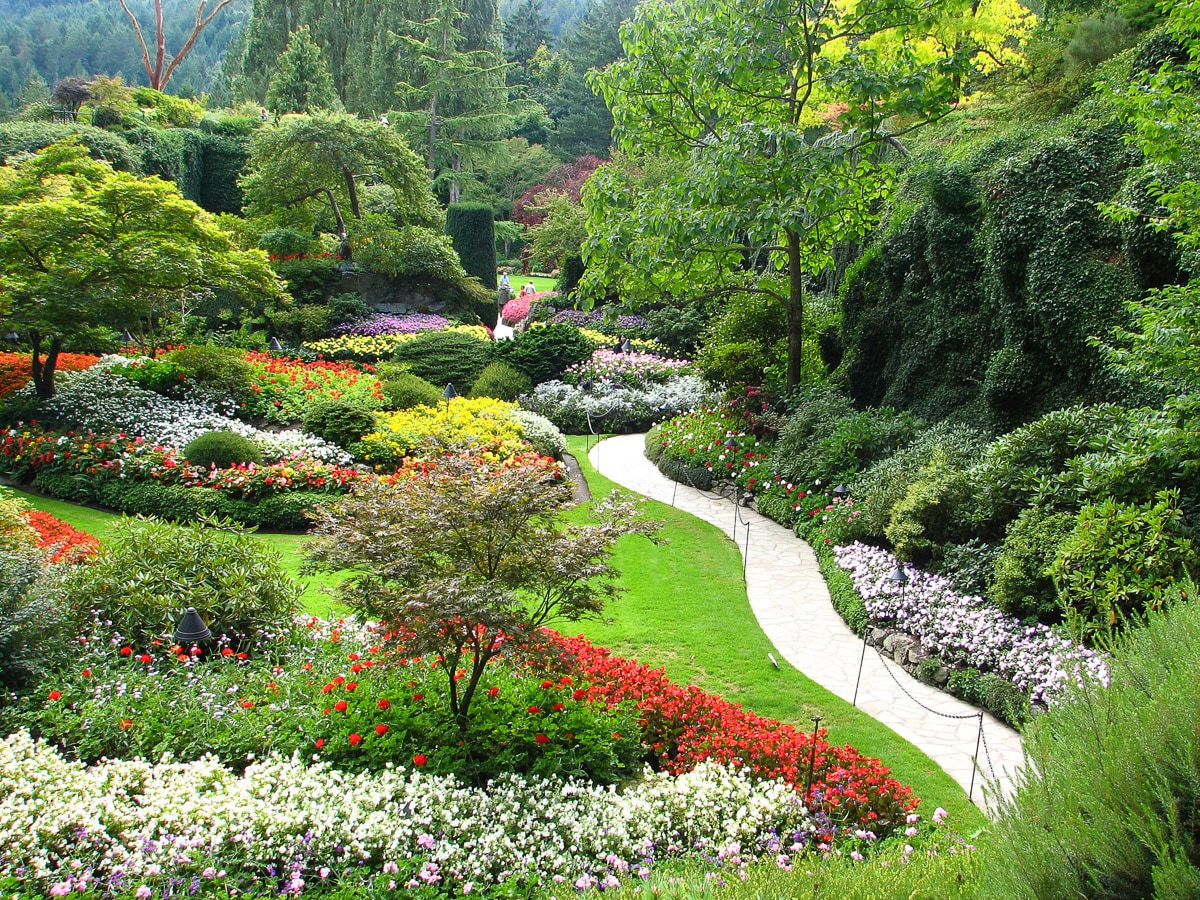 Papermoon Fototapete "Butchart Gardens"