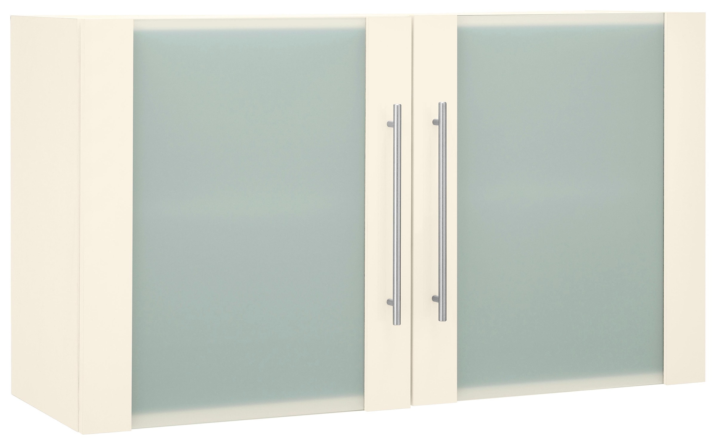 wiho Küchen Glashängeschrank "Flexi2, Breite/Höhe: 100/56,5 cm, Soft-Close bei den Türen" inkl. verstellbaren Einlegeboden
