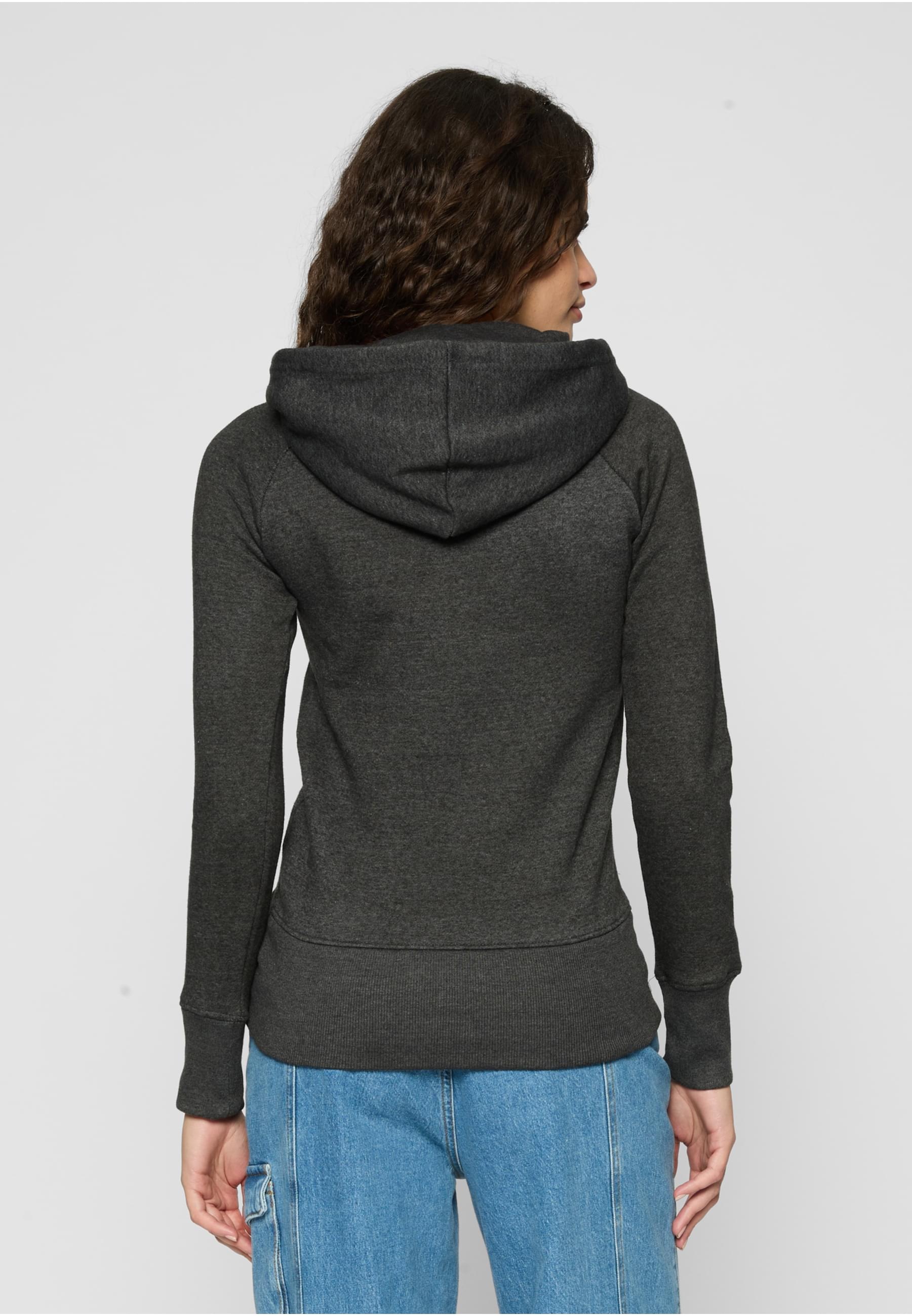 MisterTee Rundhalspullover »MisterTee Damen Ladies F-Word Hoody«