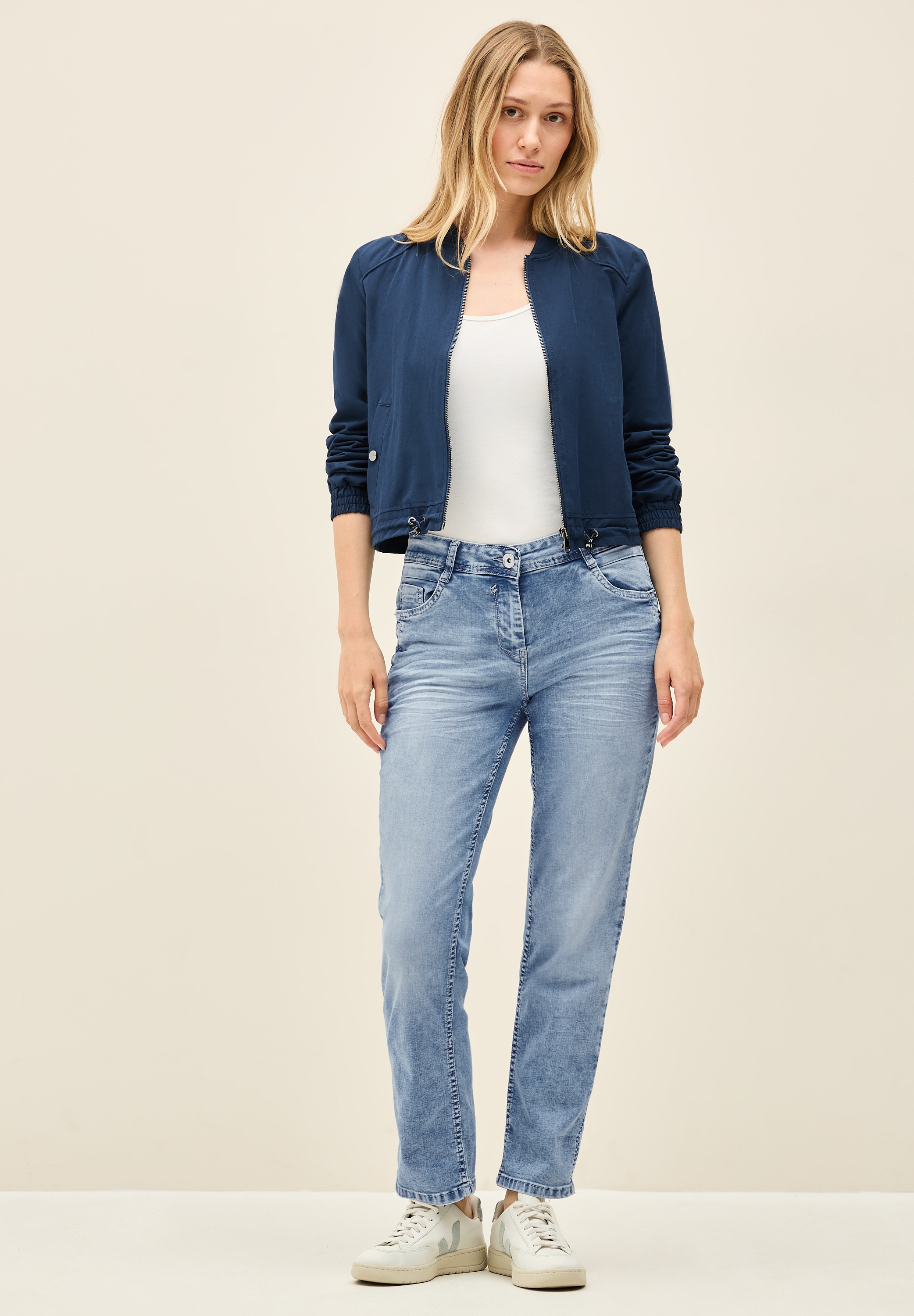 Cecil Comfort-fit-Jeans, Middle Waist
