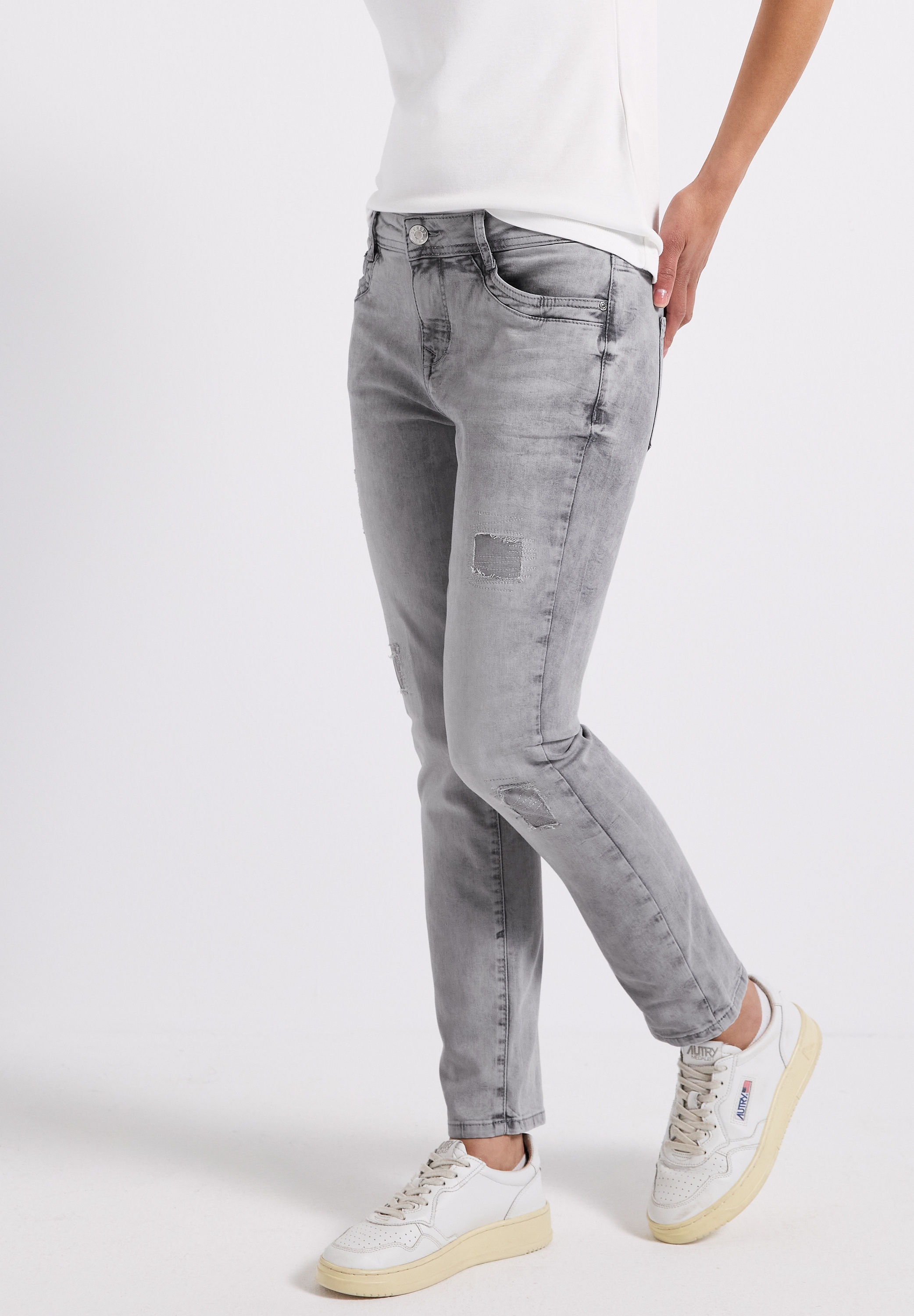 STREET ONE Comfort-fit-Jeans, Middle Waist
