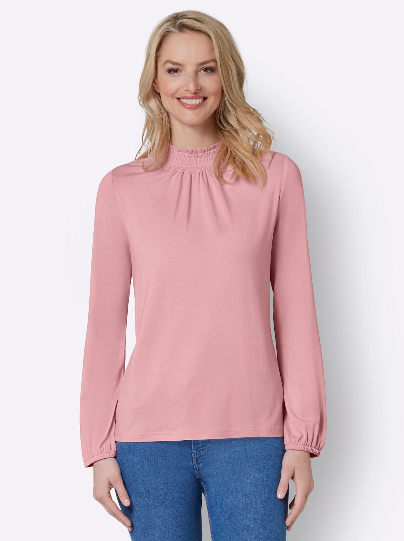 Inspirationen Stehkragenshirt "Shirt" 1 Stk. tlg. günstig online kaufen