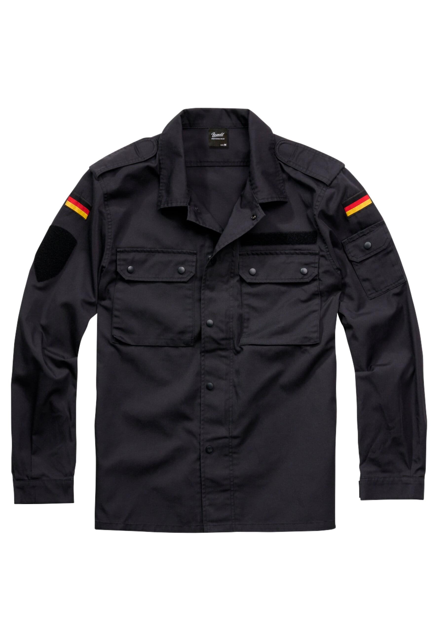 Brandit Kurzarmhemd "Brandit Herren BW Feldbluse", (1 tlg.)