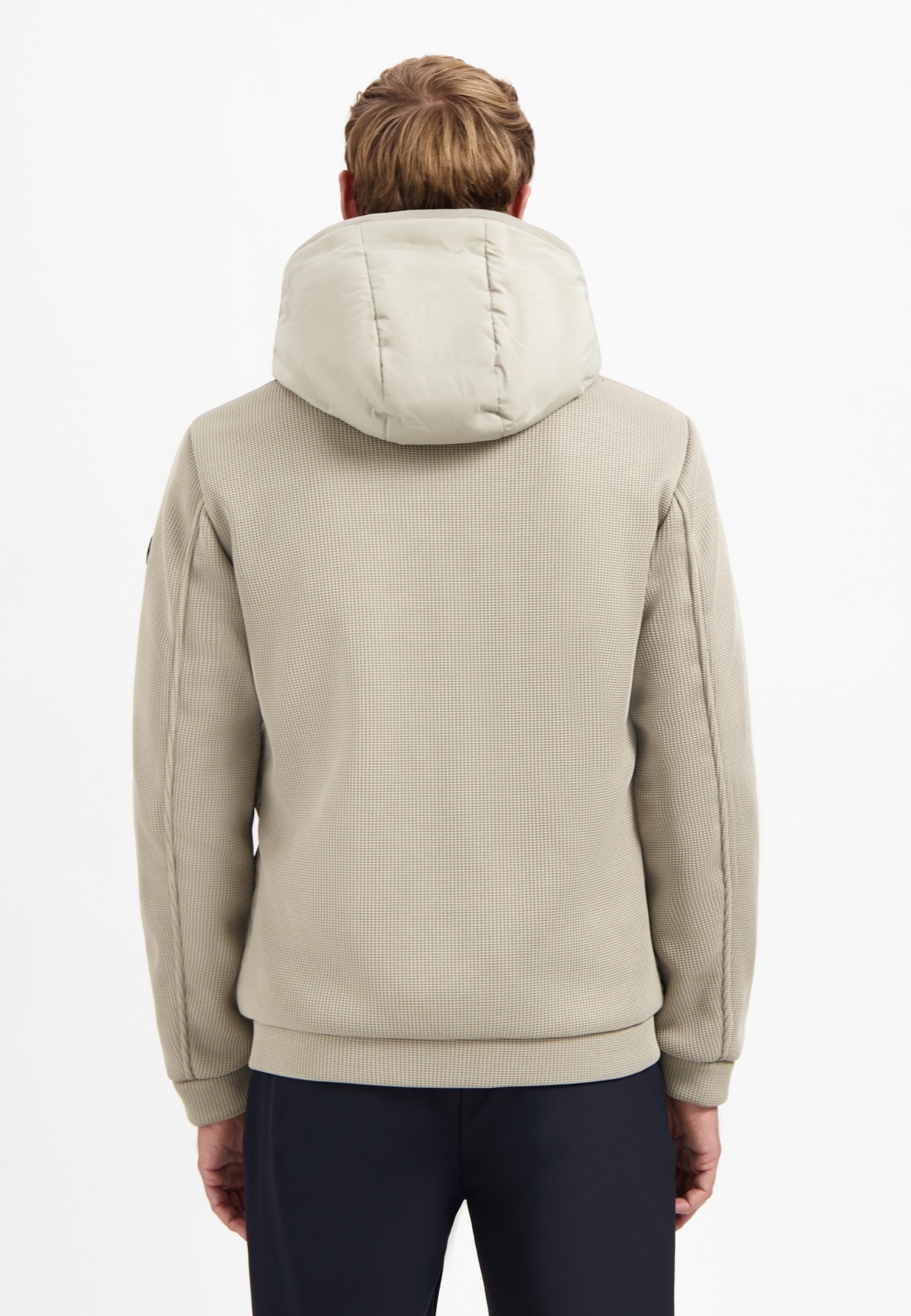 NO EXCESS Steppjacke "No Excess Jacke mit Strickärmeln" günstig online kaufen