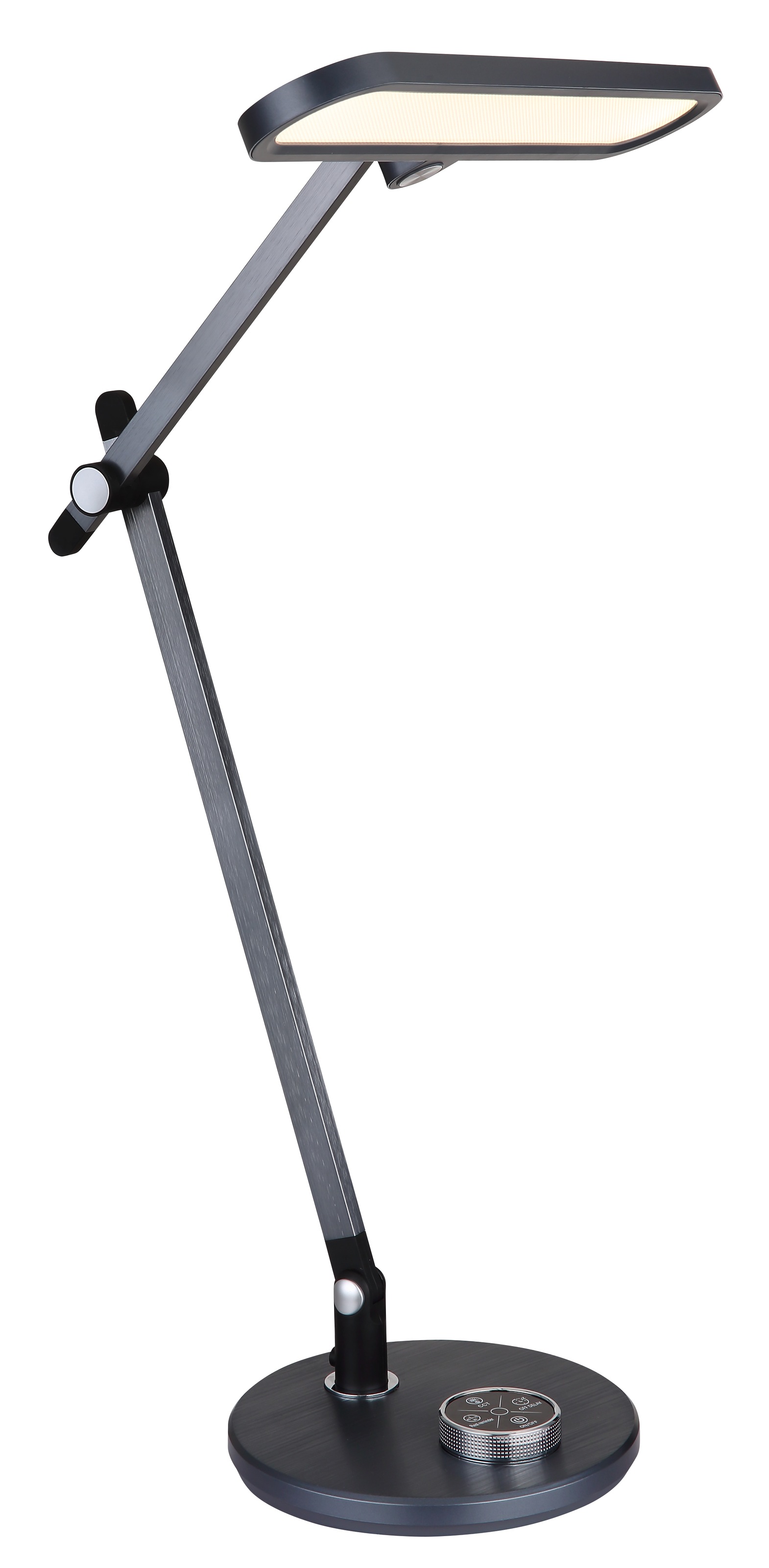 GLOBO LIGHTING LED Tischleuchte »BERLETTA«, Leuchtmittel LED-Modul | LED fest integriert, Tischlampe/Arbeitszimmer/Bürotischleuchte/grau/beweglich
