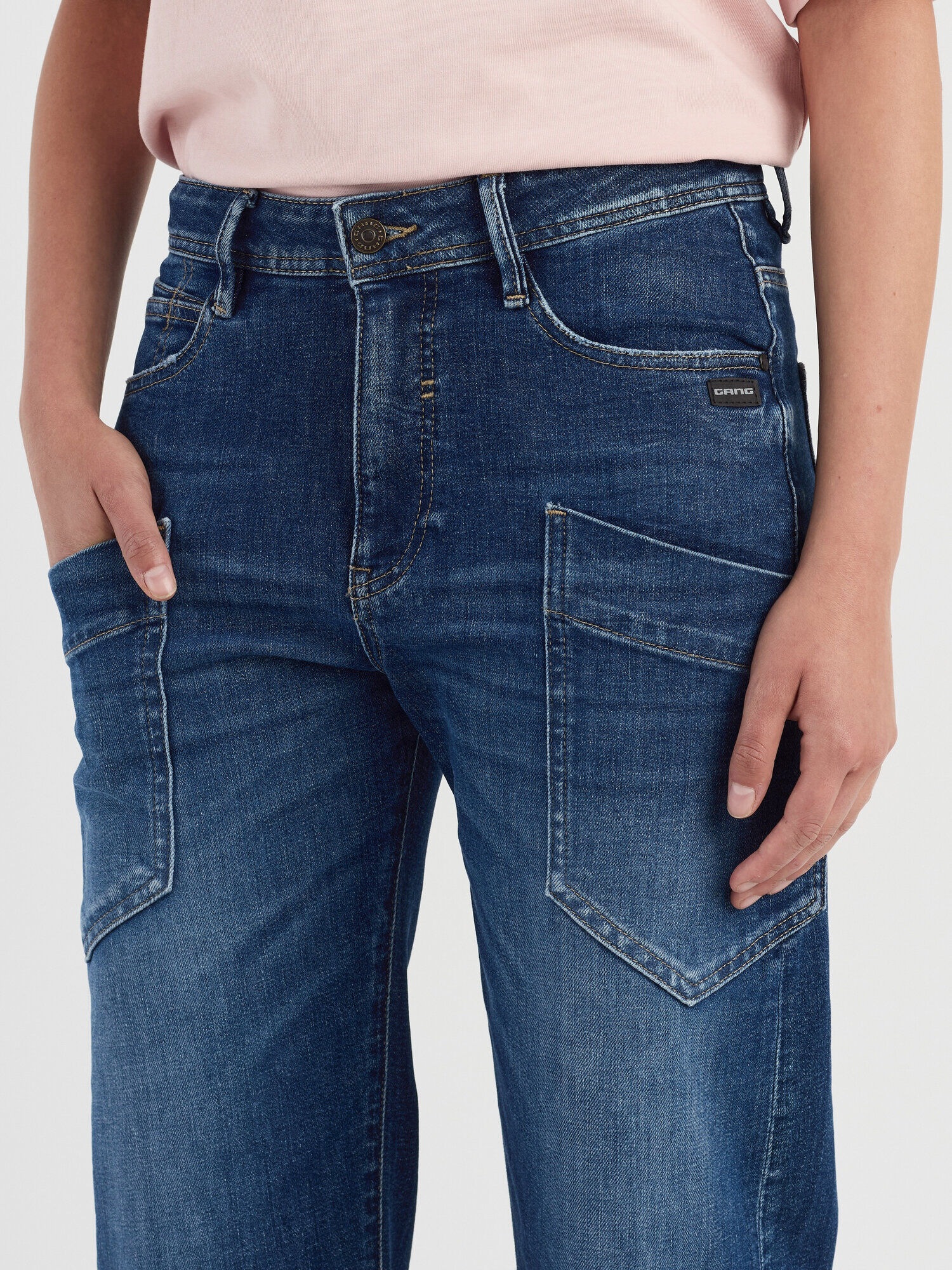 GANG Stoffhose »94IDA WORKER«  im 5-Pocket-Style