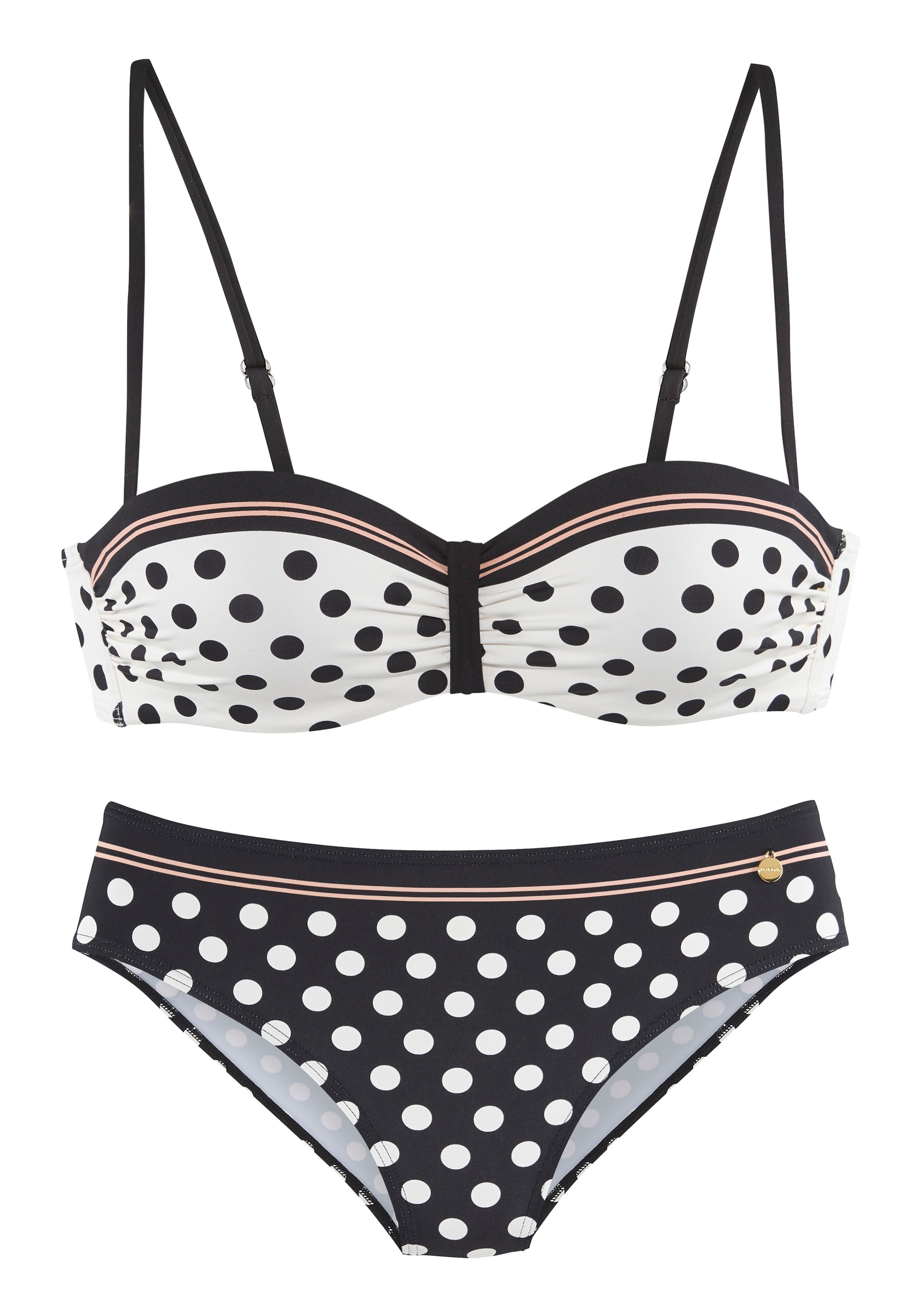 LASCANA Bügel-Bikini, mit süßen Tupfen