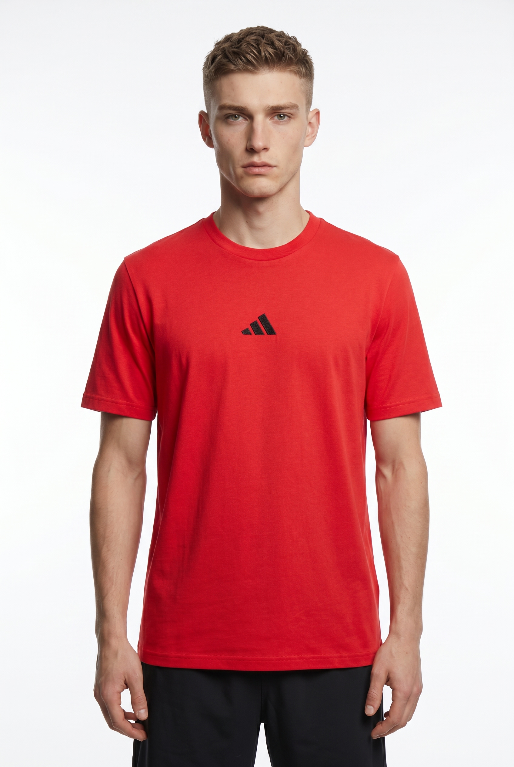 adidas Sportswear "M SL SJ T" sportliches Kurzarmshirt, mit Rundhalsausschnitt