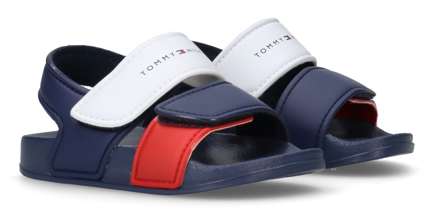 Tommy Hilfiger Badesandale, Badeschuh, Wassersandale, Sommerschuh mit Klettverschluss