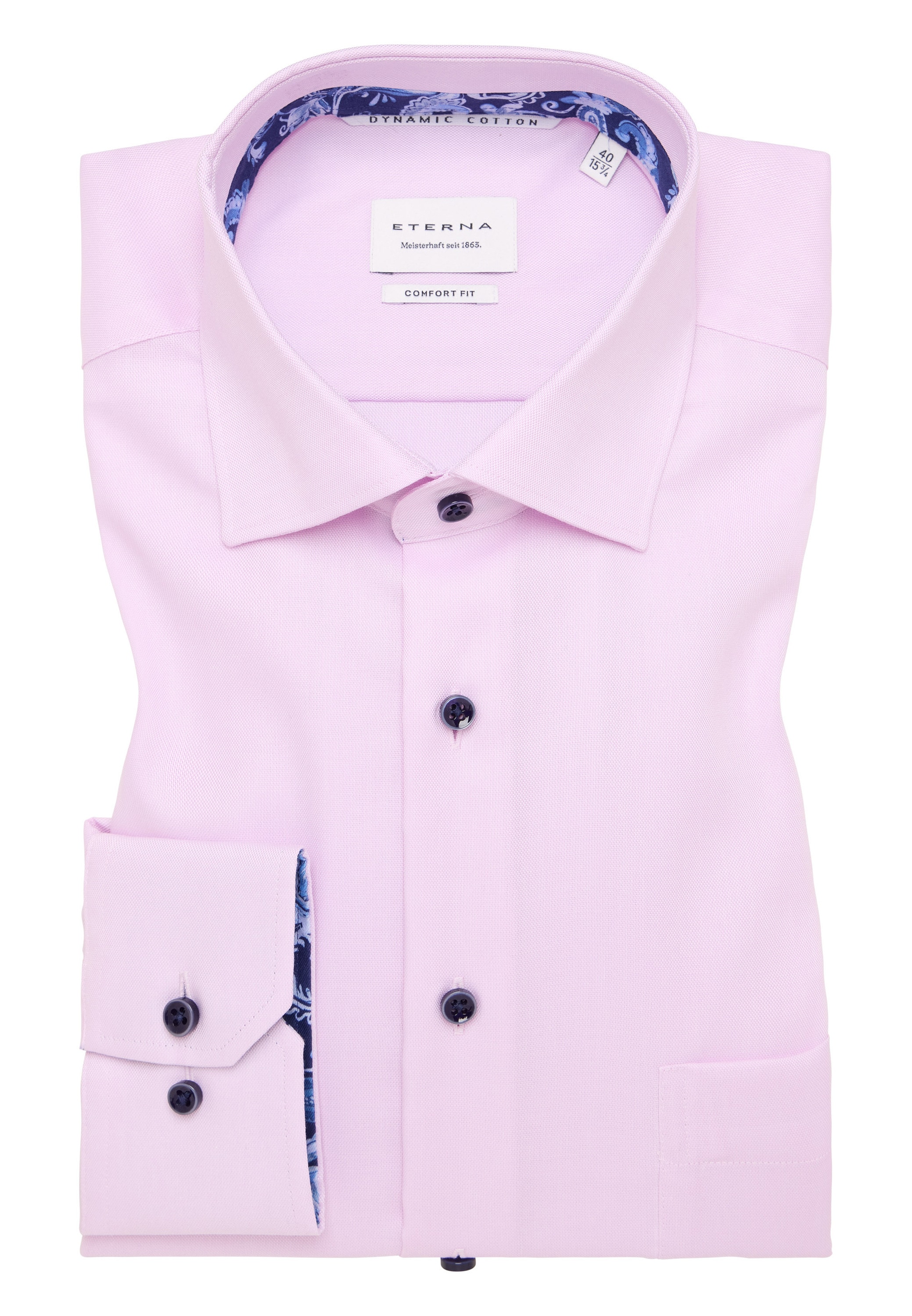 Eterna Langarmhemd »COMFORT FIT«, NON IRON (bügelfrei)