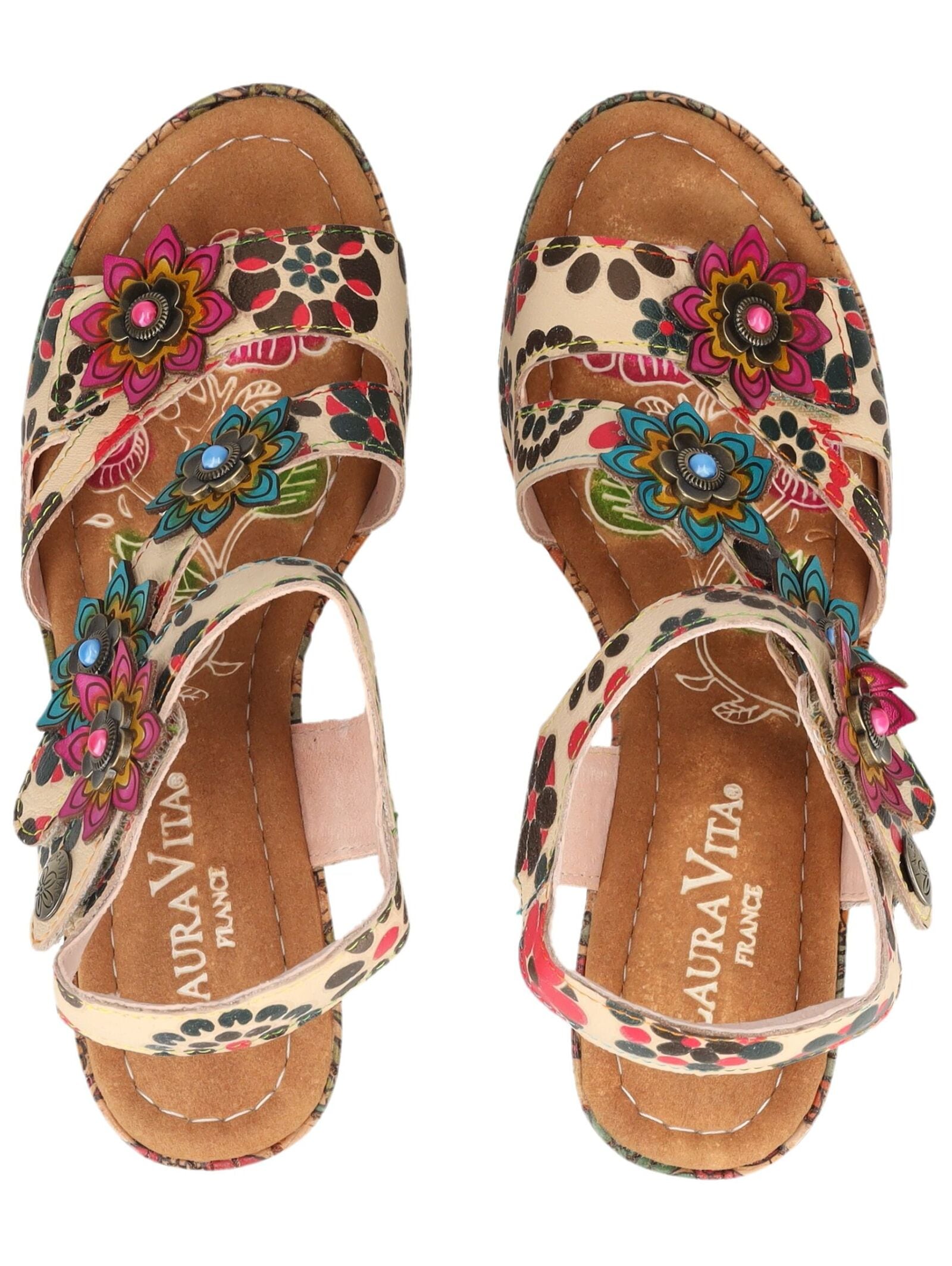 LAURA VITA High-Heel-Sandalette »LAURA VITA Sandalen Leder«