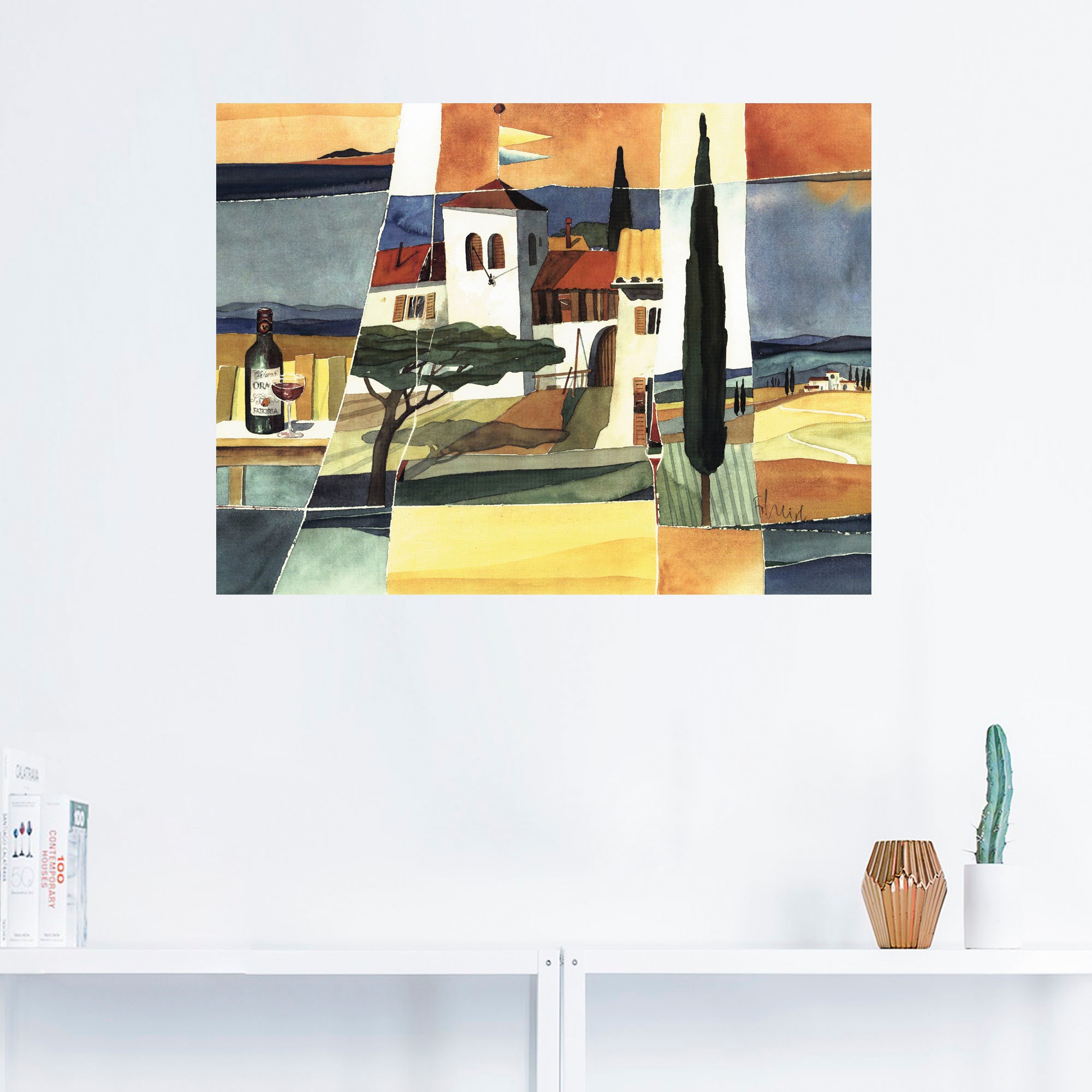 Artland Wandbild »Italien«, Europa, (1 St.), als Leinwandbild, Poster, Wandaufkleber in verschied. Größen