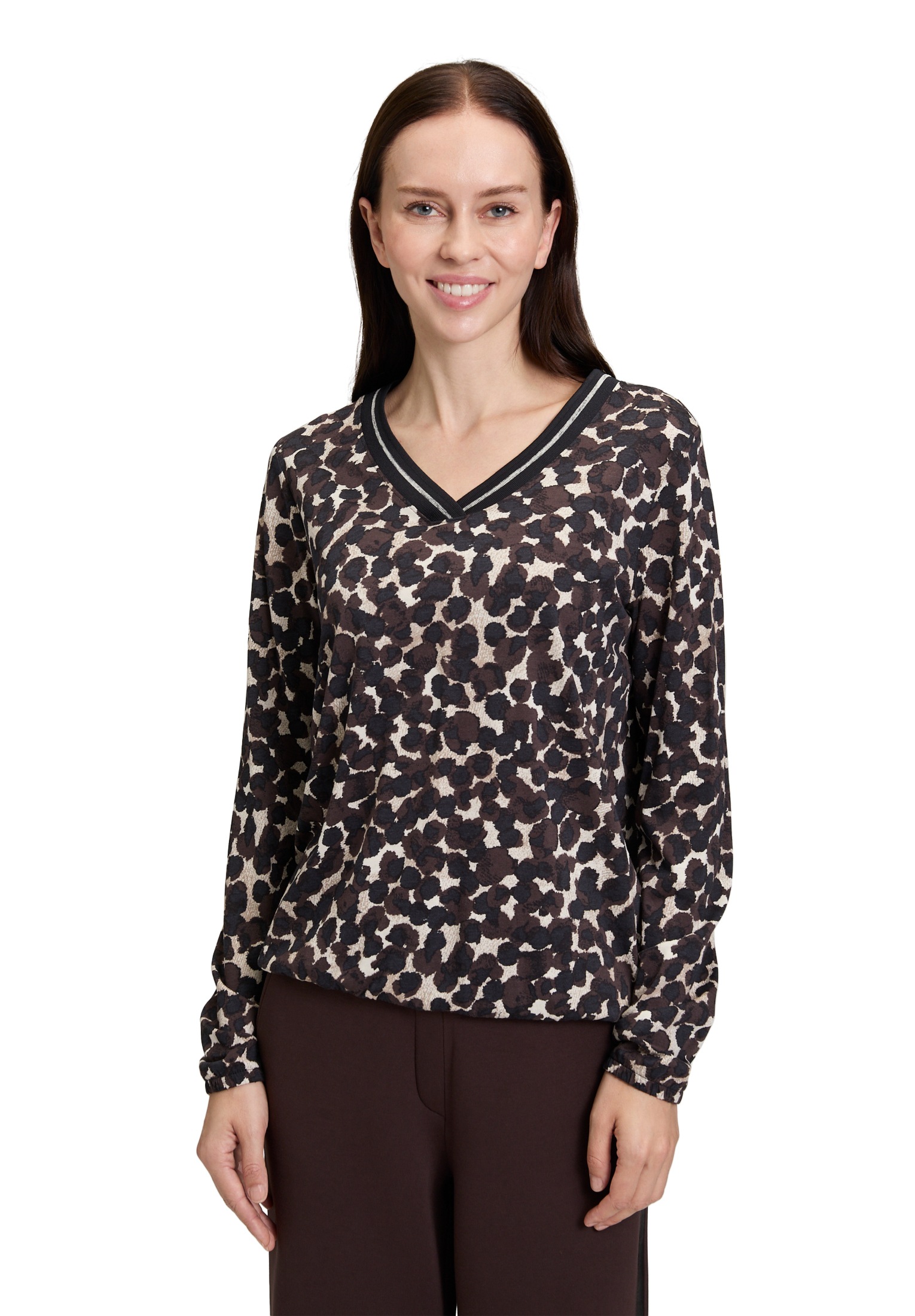 Betty Barclay Kurzarmshirt "Betty Barclay Damen Blusenshirt mit Gummizug", günstig online kaufen